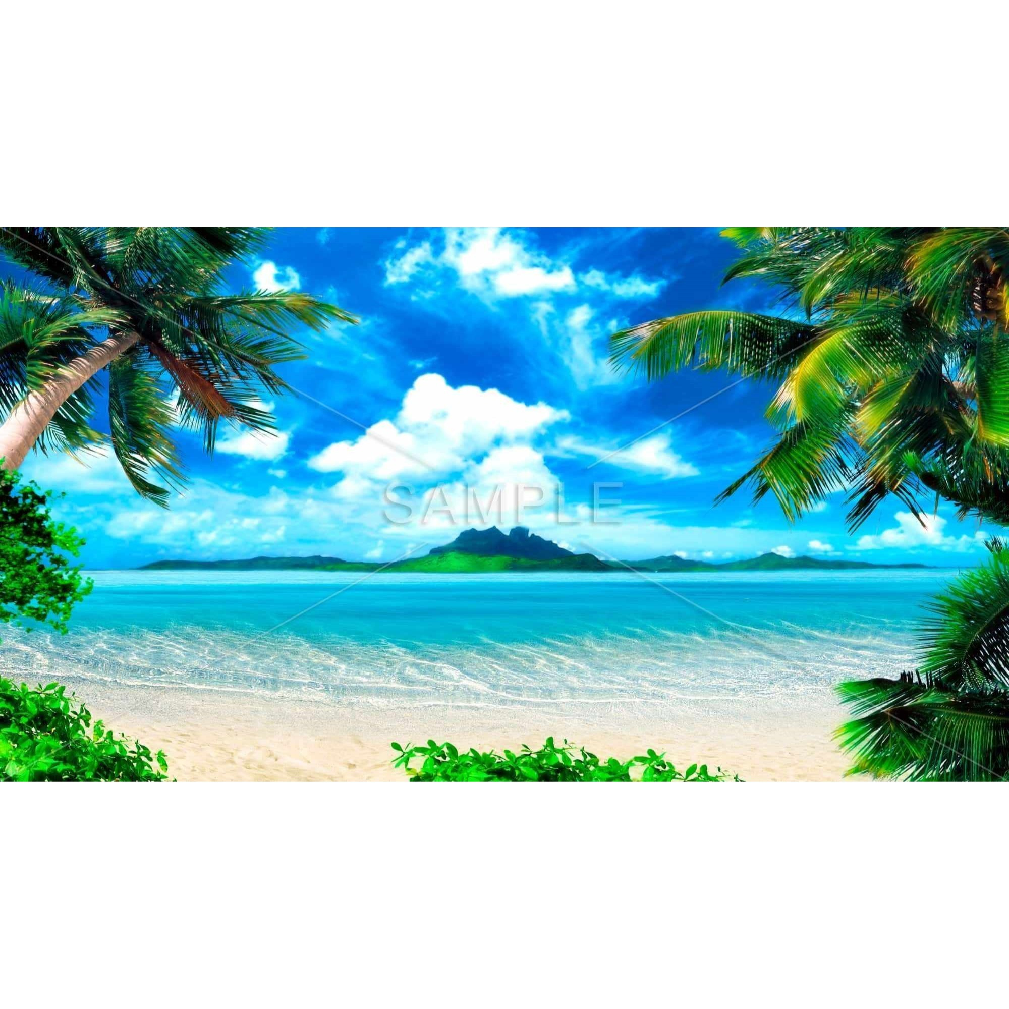 Relaxing View - Framed Print on canvas by Begin Edition