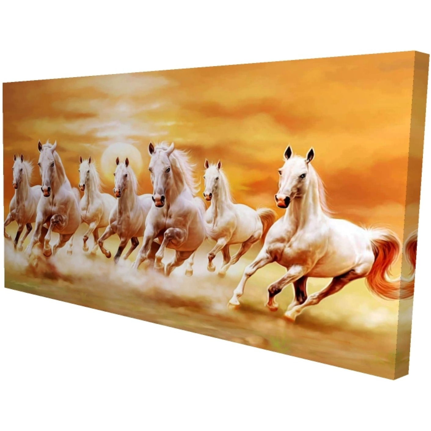 Seven Horses - Print on canvas by Begin Edition