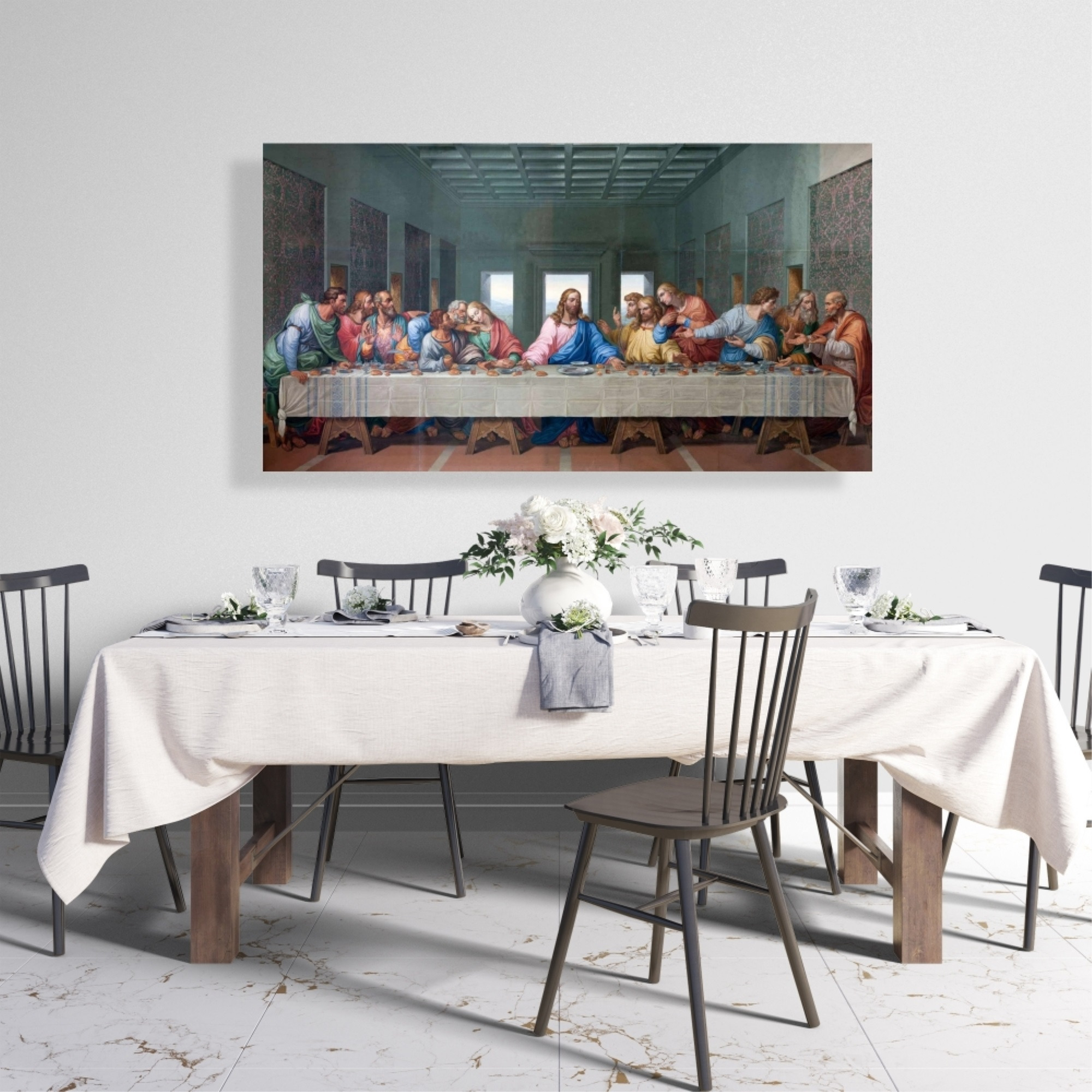 The Last Supper - Print on canvas by Begin Edition