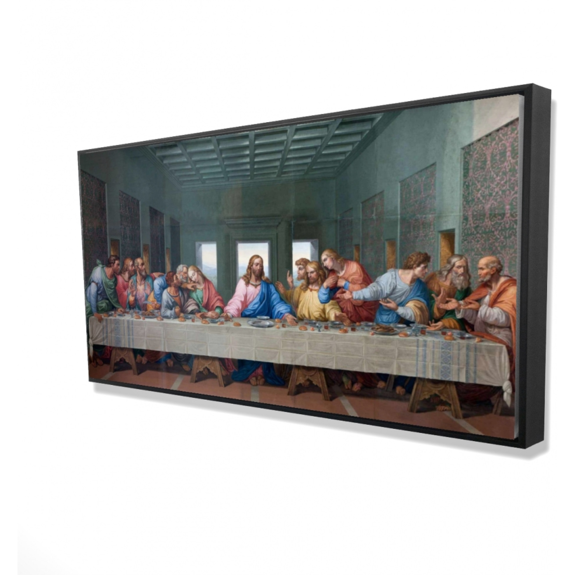 The Last Supper - Framed Print on canvas by Begin Edition
