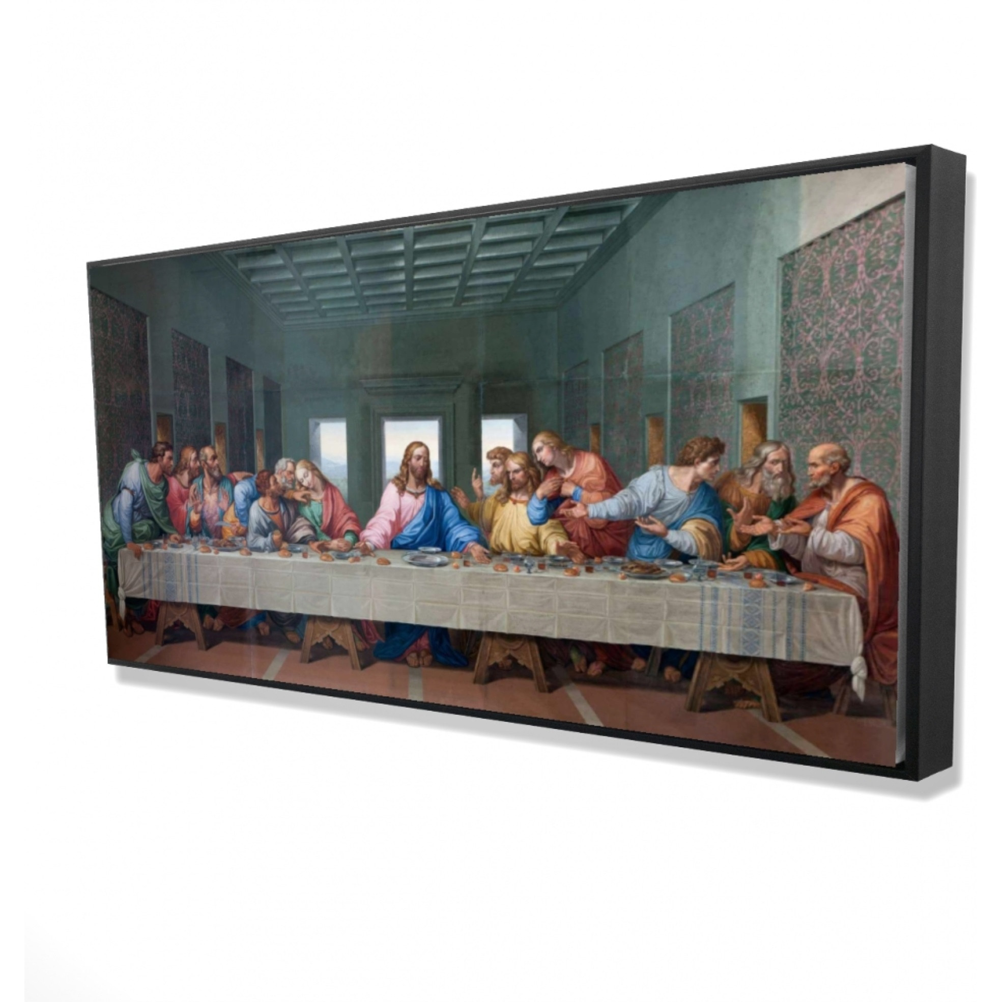 The Last Supper - Framed Print on canvas by Begin Edition