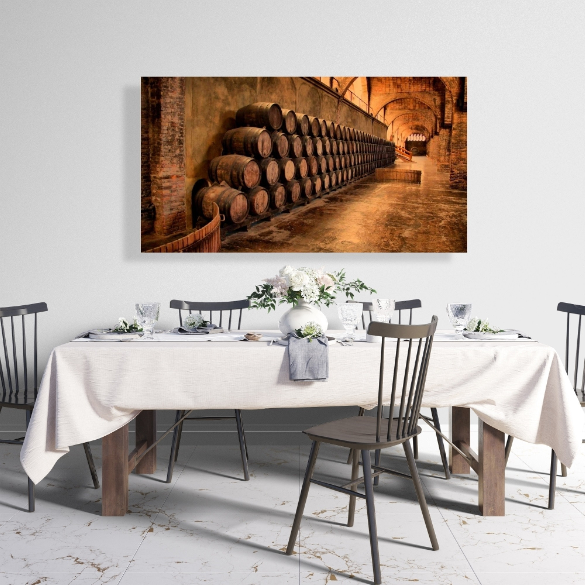 Limited Edition - Wine Wall Art 5 - Print on canvas by Begin Edition