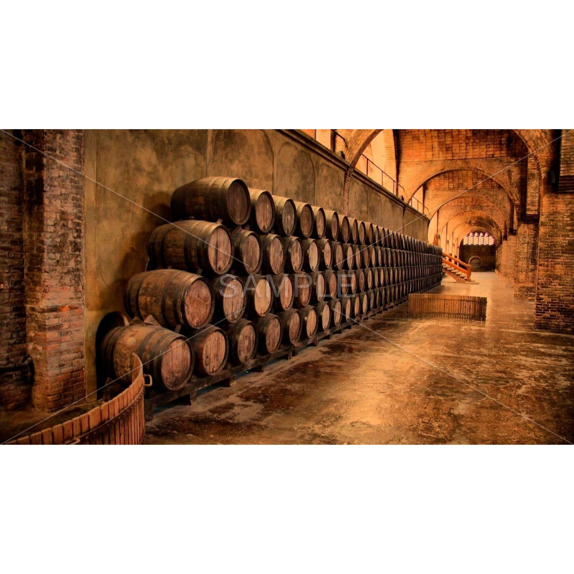 Limited Edition - Wine Wall Art 5 - Framed Print on canvas by Begin Edition