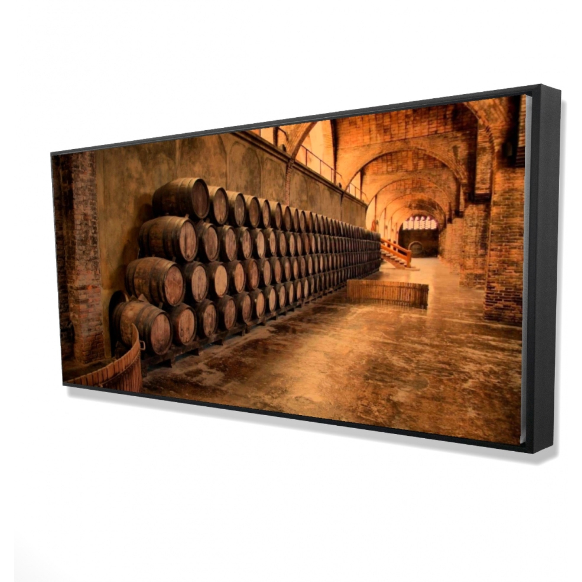 Limited Edition - Wine Wall Art 5 - Framed Print on canvas by Begin Edition