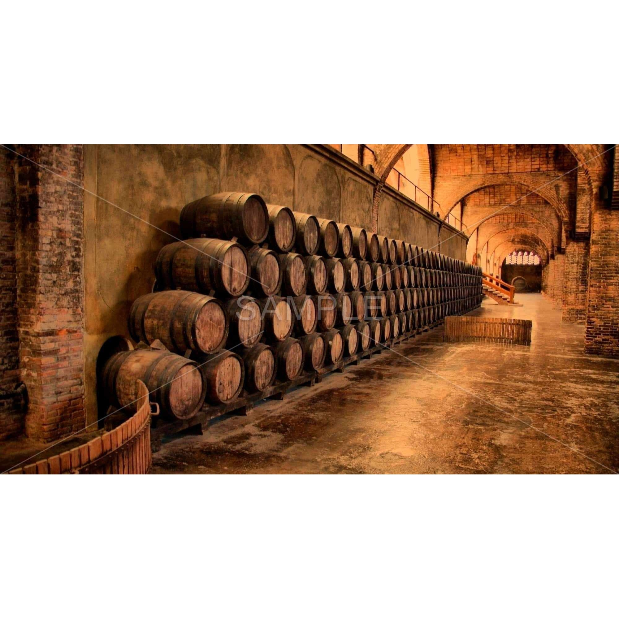 Limited Edition - Wine Wall Art 5 - Framed Print on canvas by Begin Edition