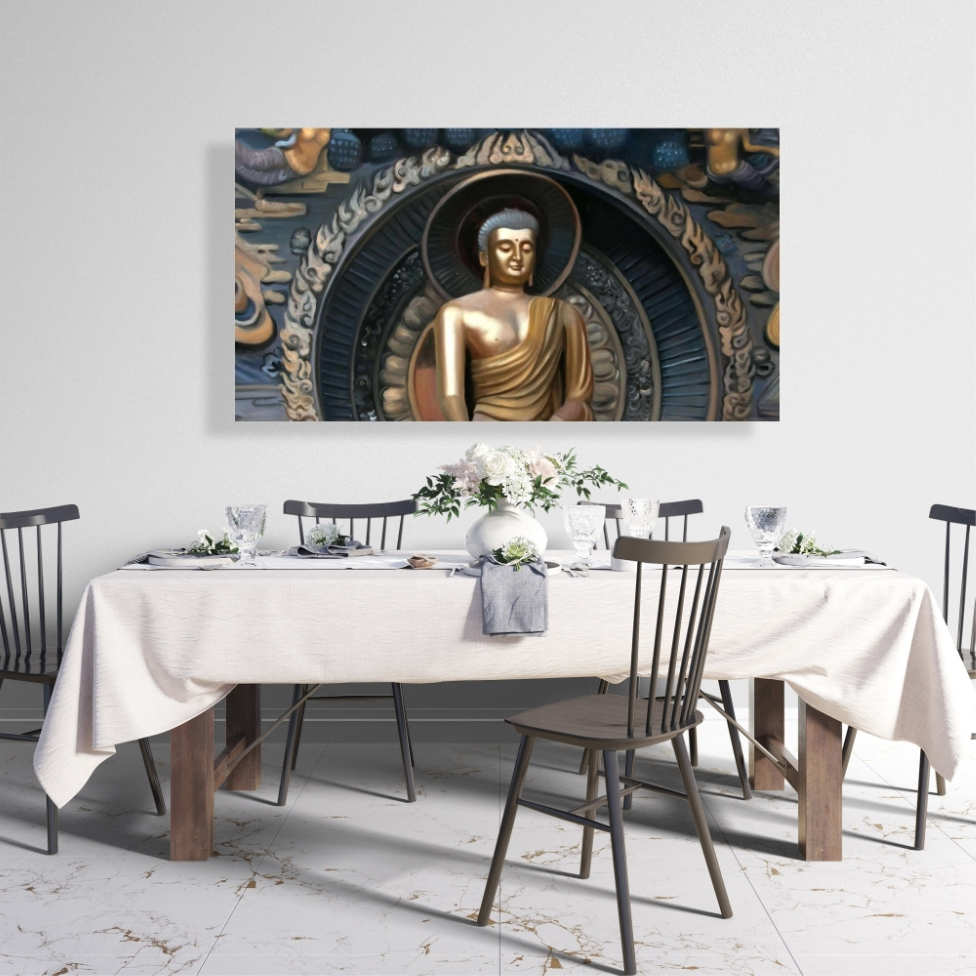 Gautama Buddha - Print on canvas by Begin Edition