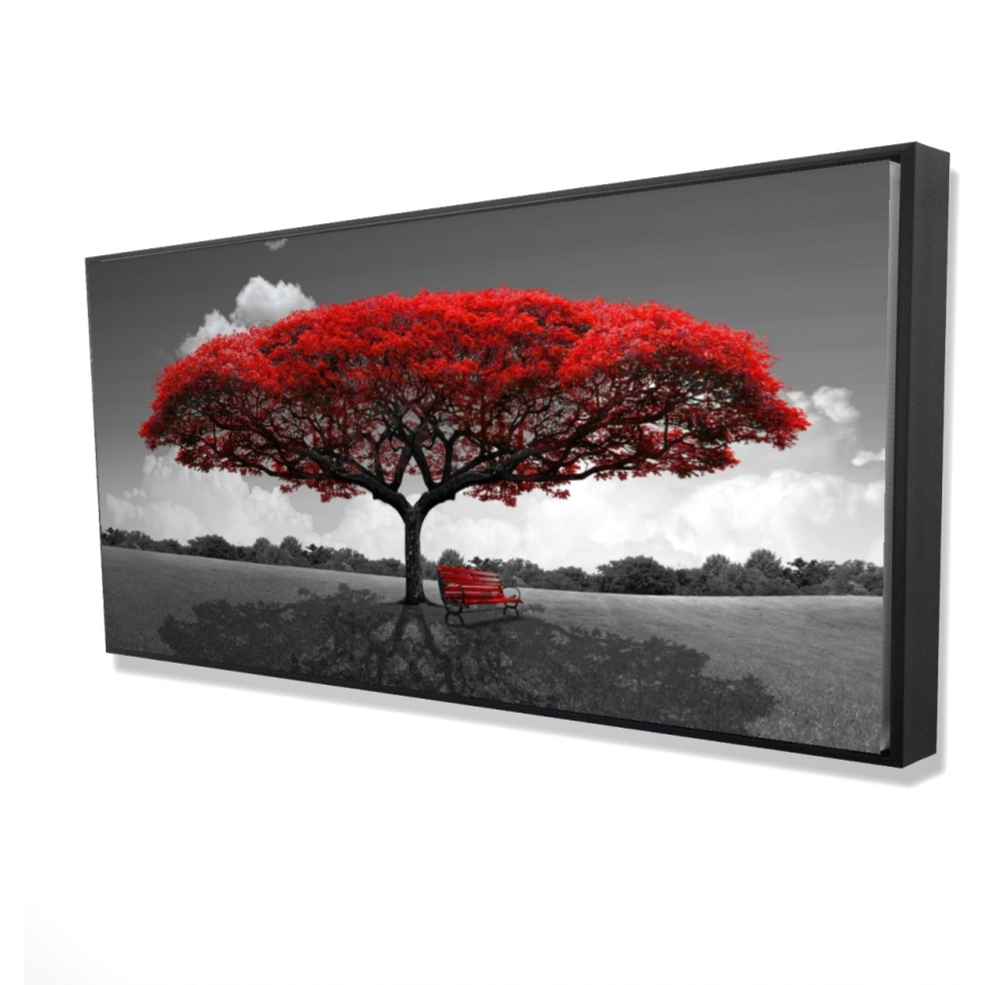 Romantic Tree - Framed Print on canvas by Begin Edition