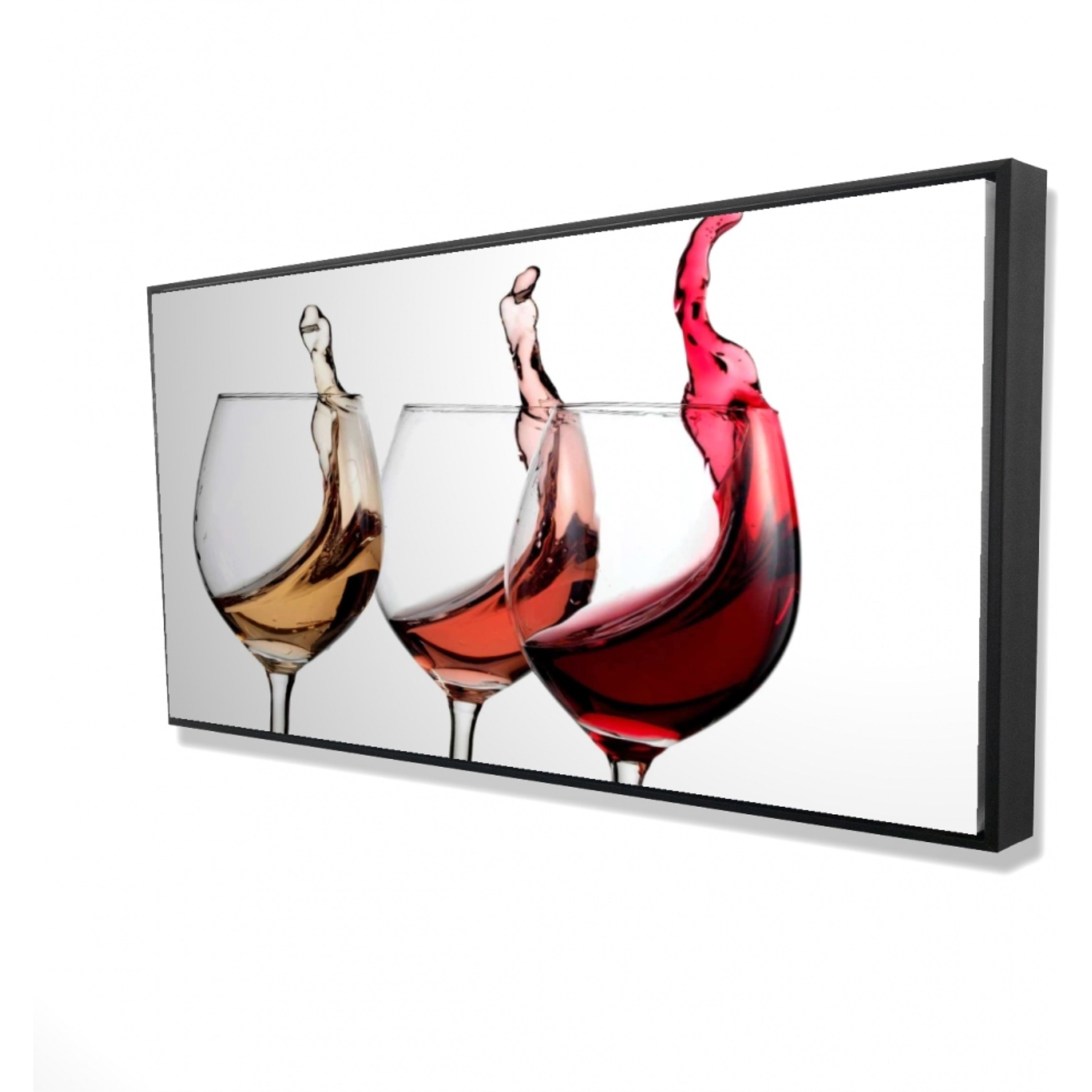 Limited Edition - Wine Wall Art 2 - Framed Print on canvas by Begin Edition