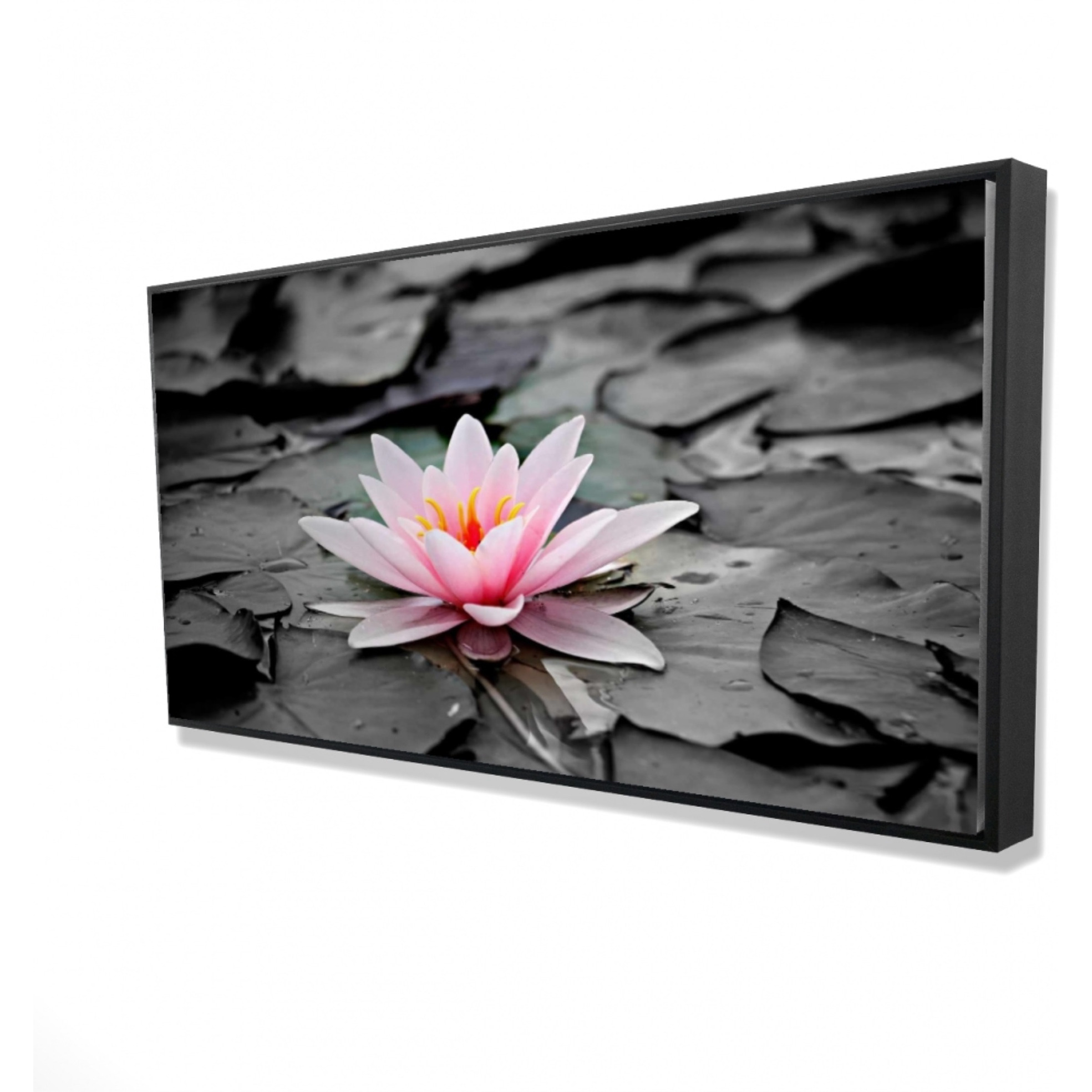 Water Lily - Framed Print on canvas by Begin Edition