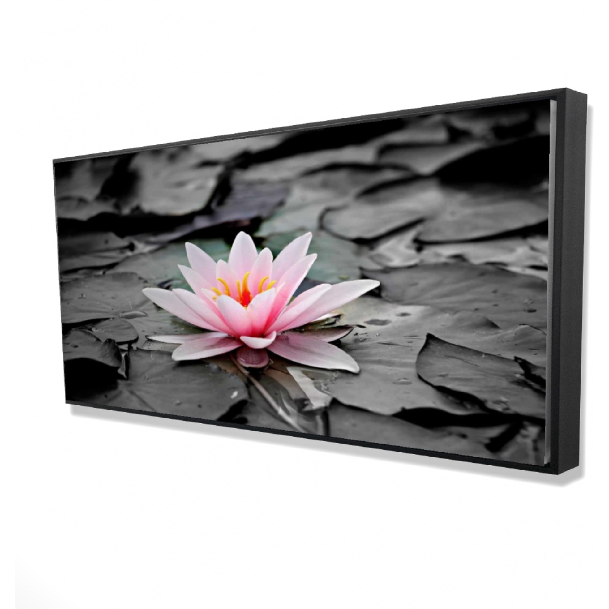 Water Lily - Framed Print on canvas by Begin Edition