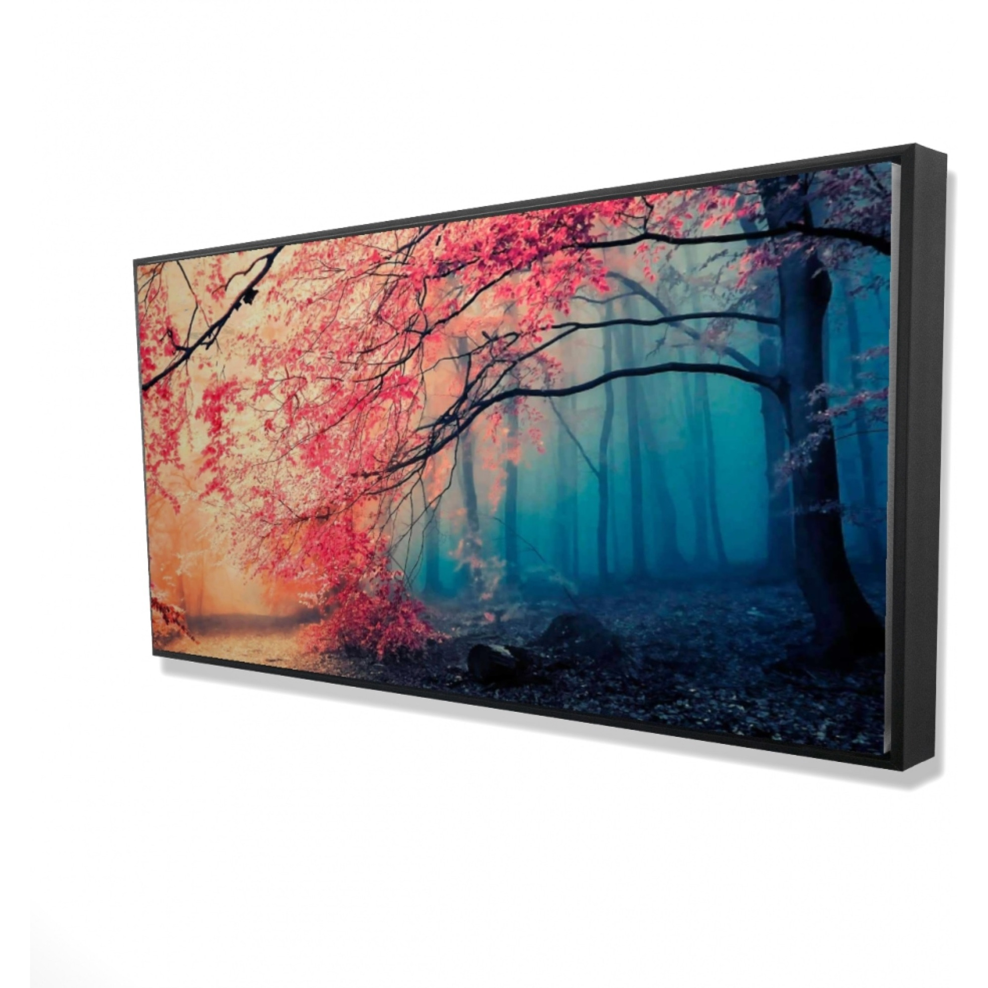 Eerie Forest - Framed Print on canvas by Begin Edition