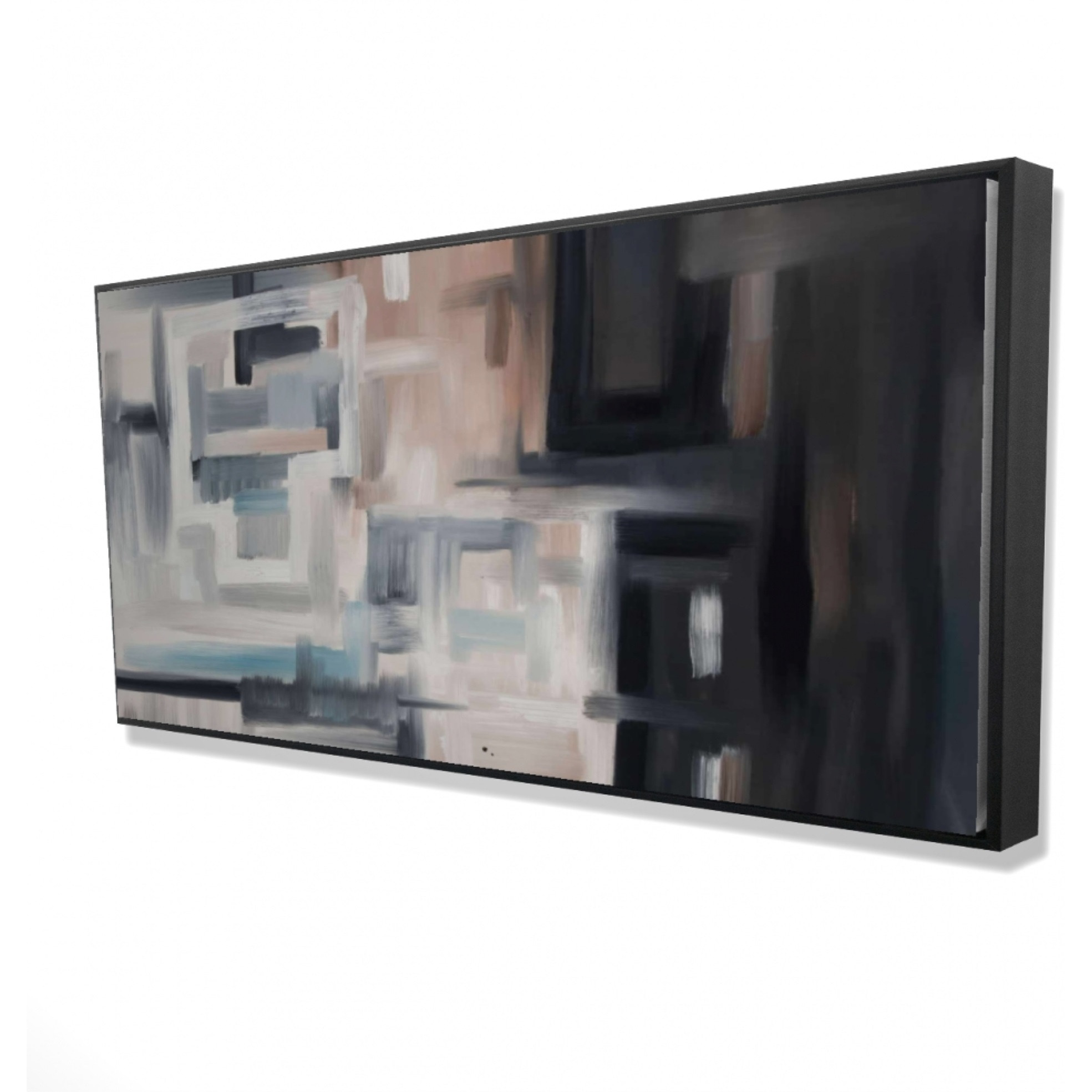 Nought - Framed Print on canvas by Begin Edition