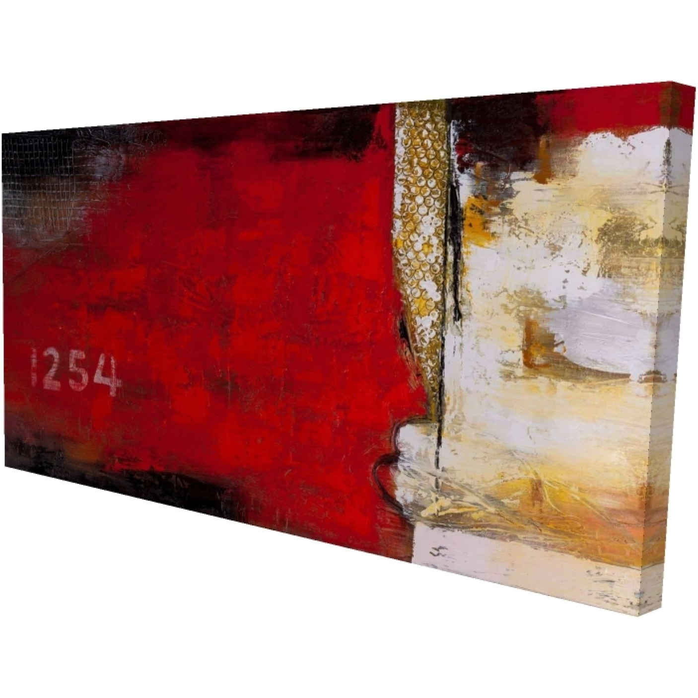 Abstract Industrial Art With Numbers - Print on canvas by Begin Edition