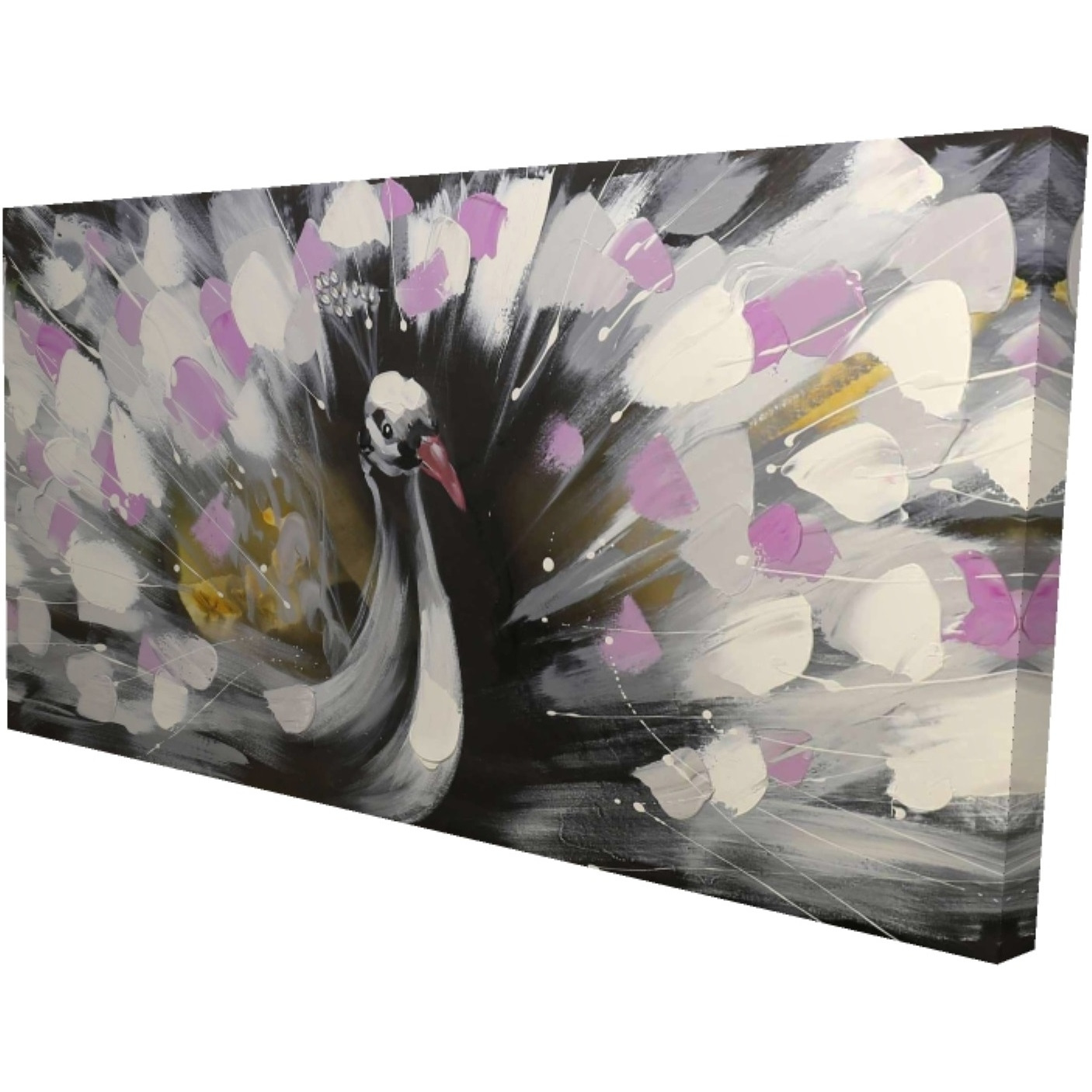 Beautiful Spotted Peacock - Print on canvas by Begin Edition
