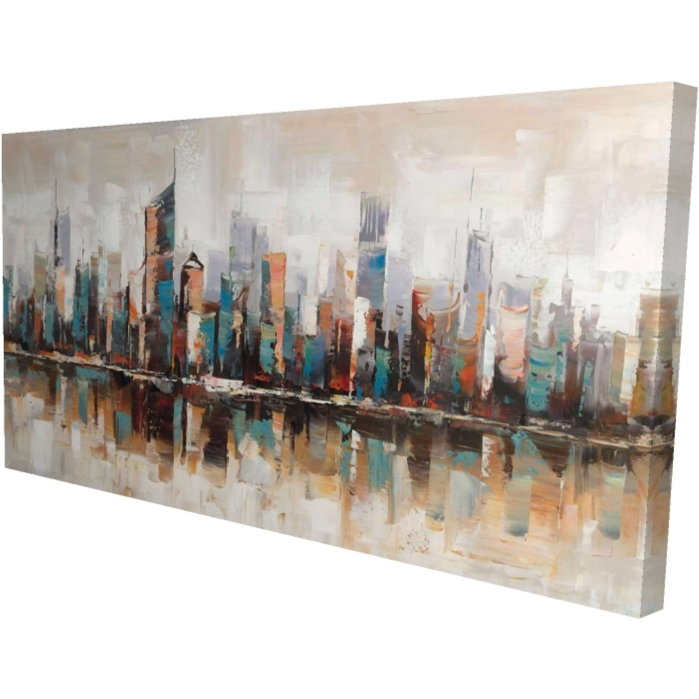Abstract Buildings With Textures - Print on canvas by Begin Edition