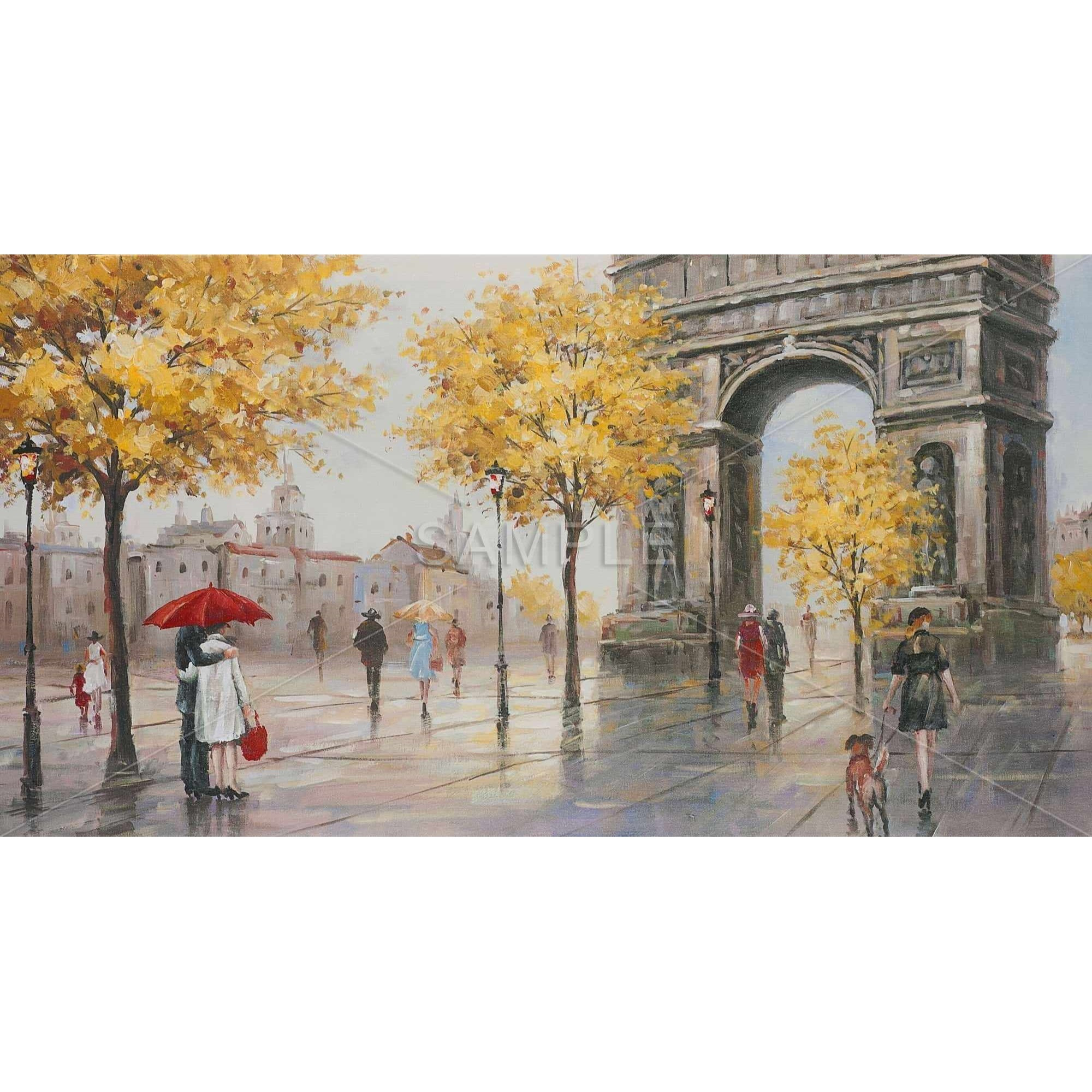 ARC DE TRIOMPHE - Print on canvas by Begin Edition