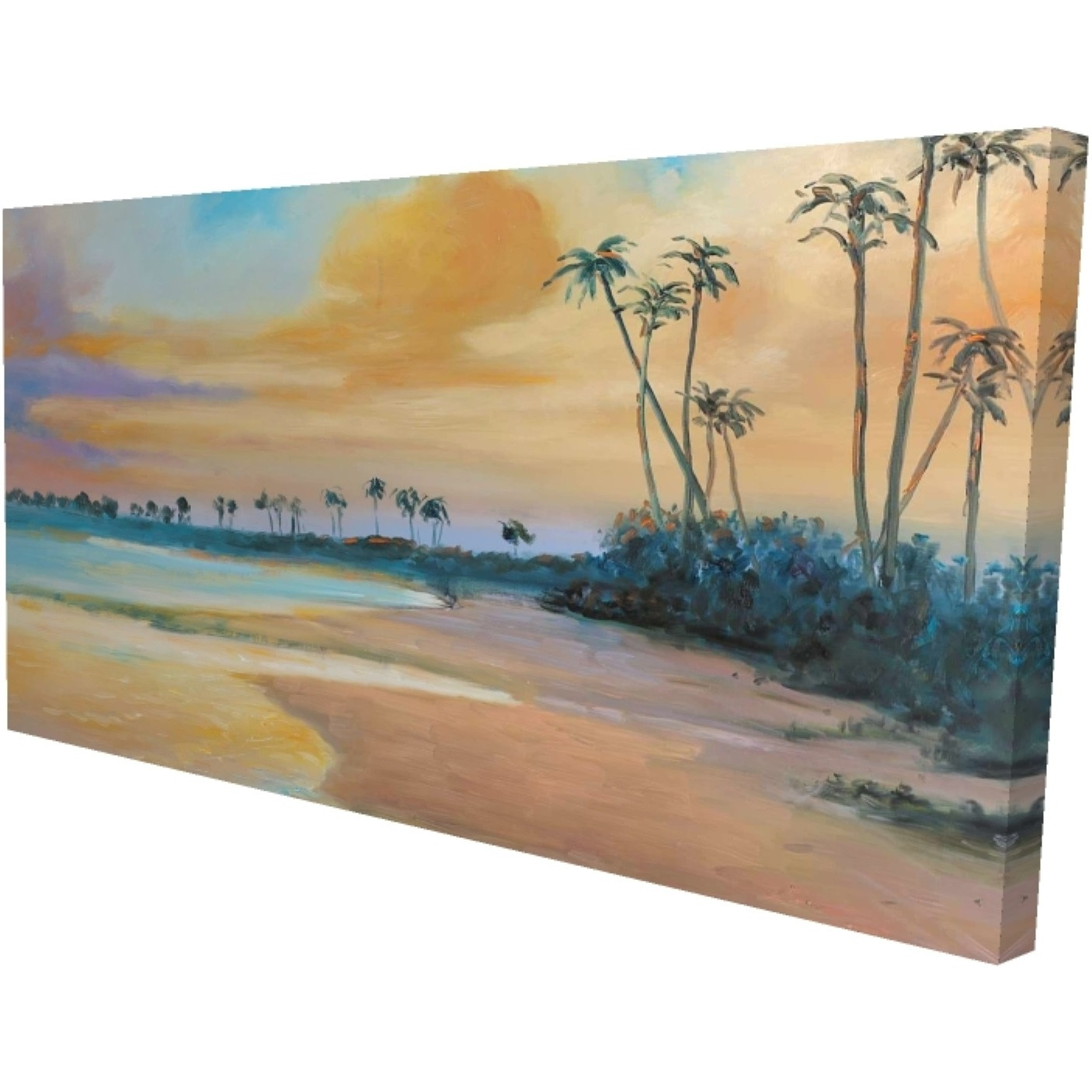 SUNSET BY THE SEA - Print on canvas by Begin Edition