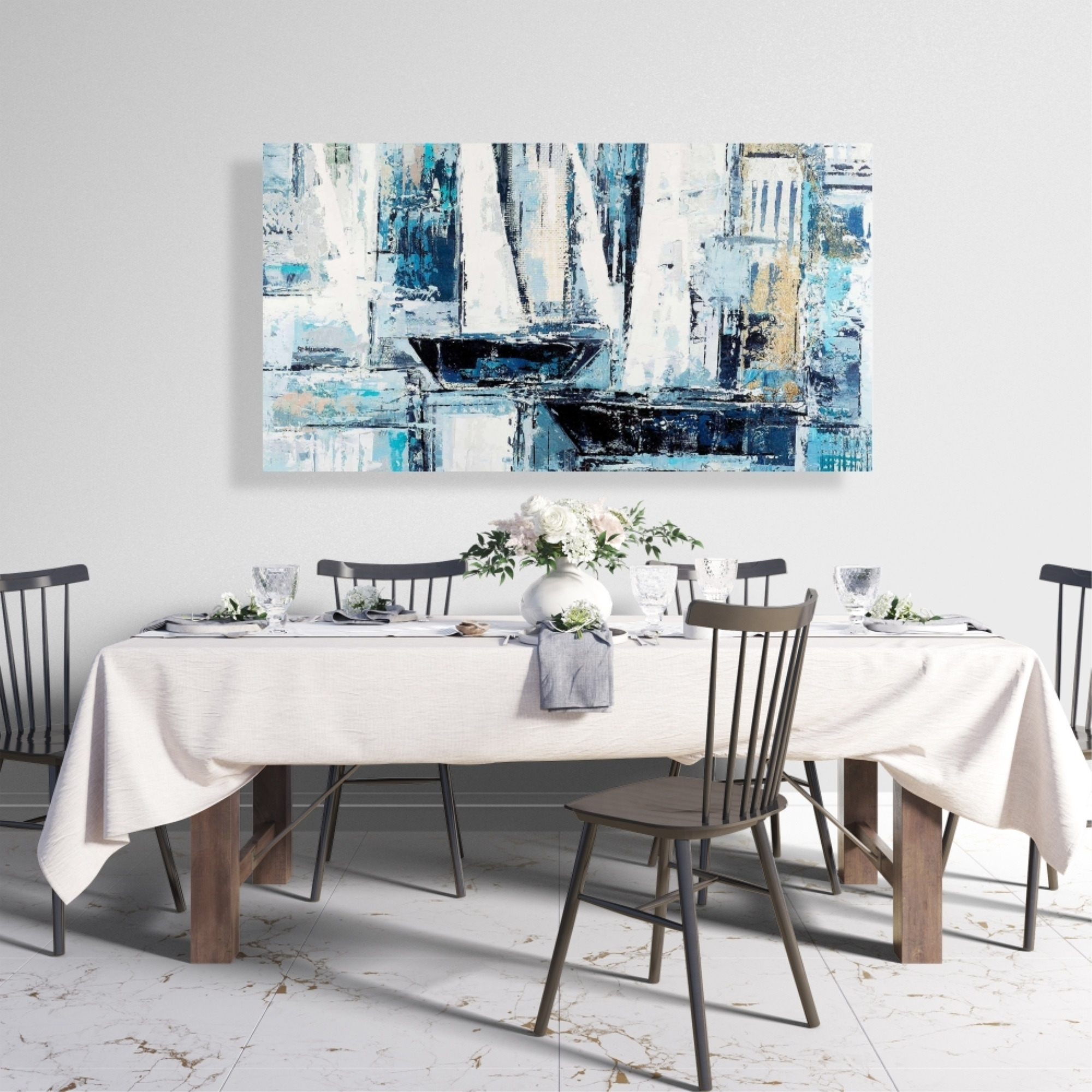 INDUSTRIAL STYLE BOATS - Print on canvas by Begin Edition