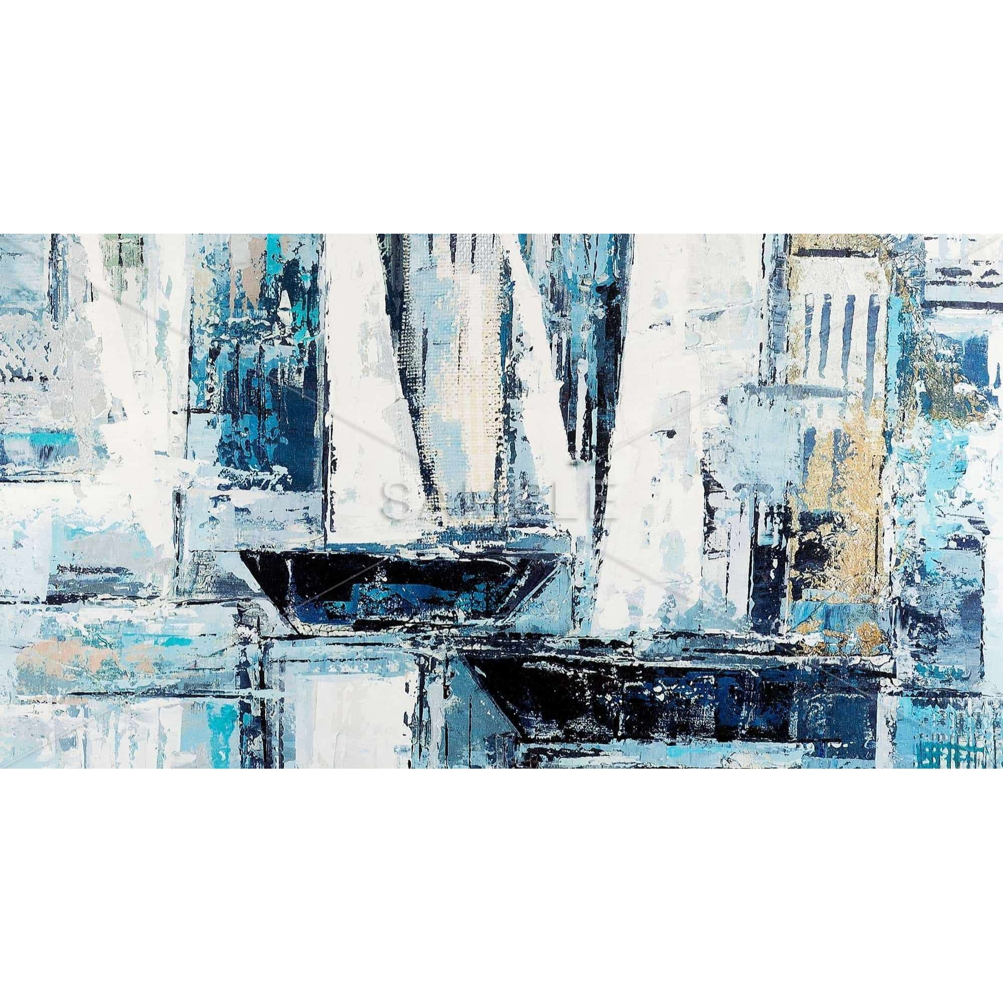 INDUSTRIAL STYLE BOATS - Print on canvas by Begin Edition