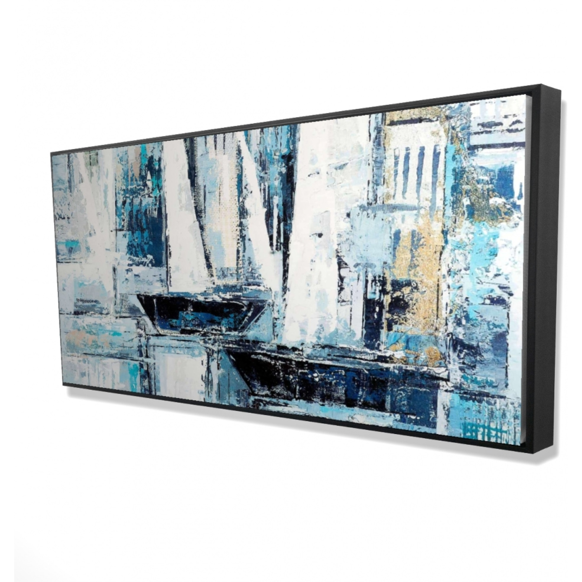 INDUSTRIAL STYLE BOATS - Framed Print on canvas by Begin Edition
