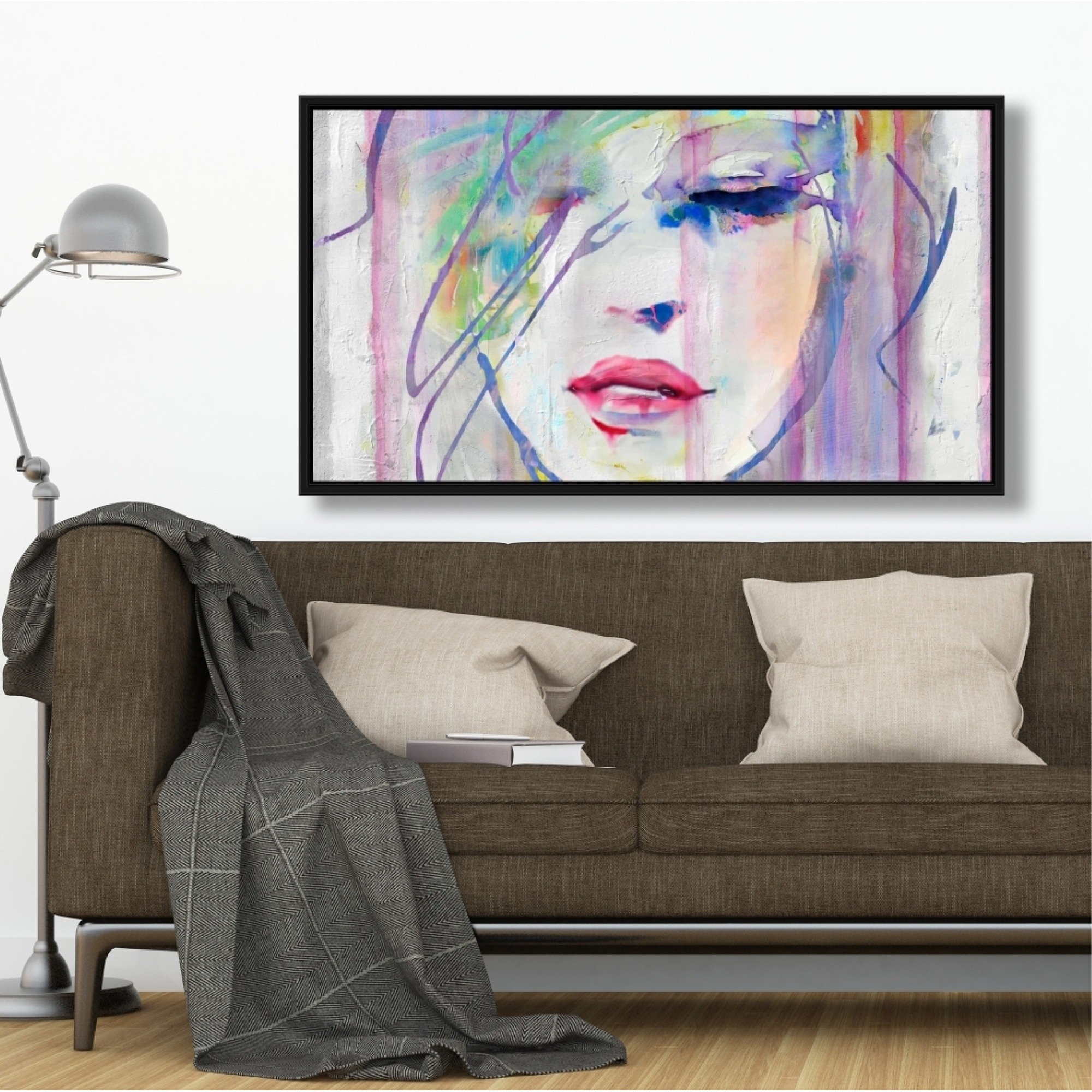ABSTRACT BEAUTY - Framed Print on canvas by Begin Edition