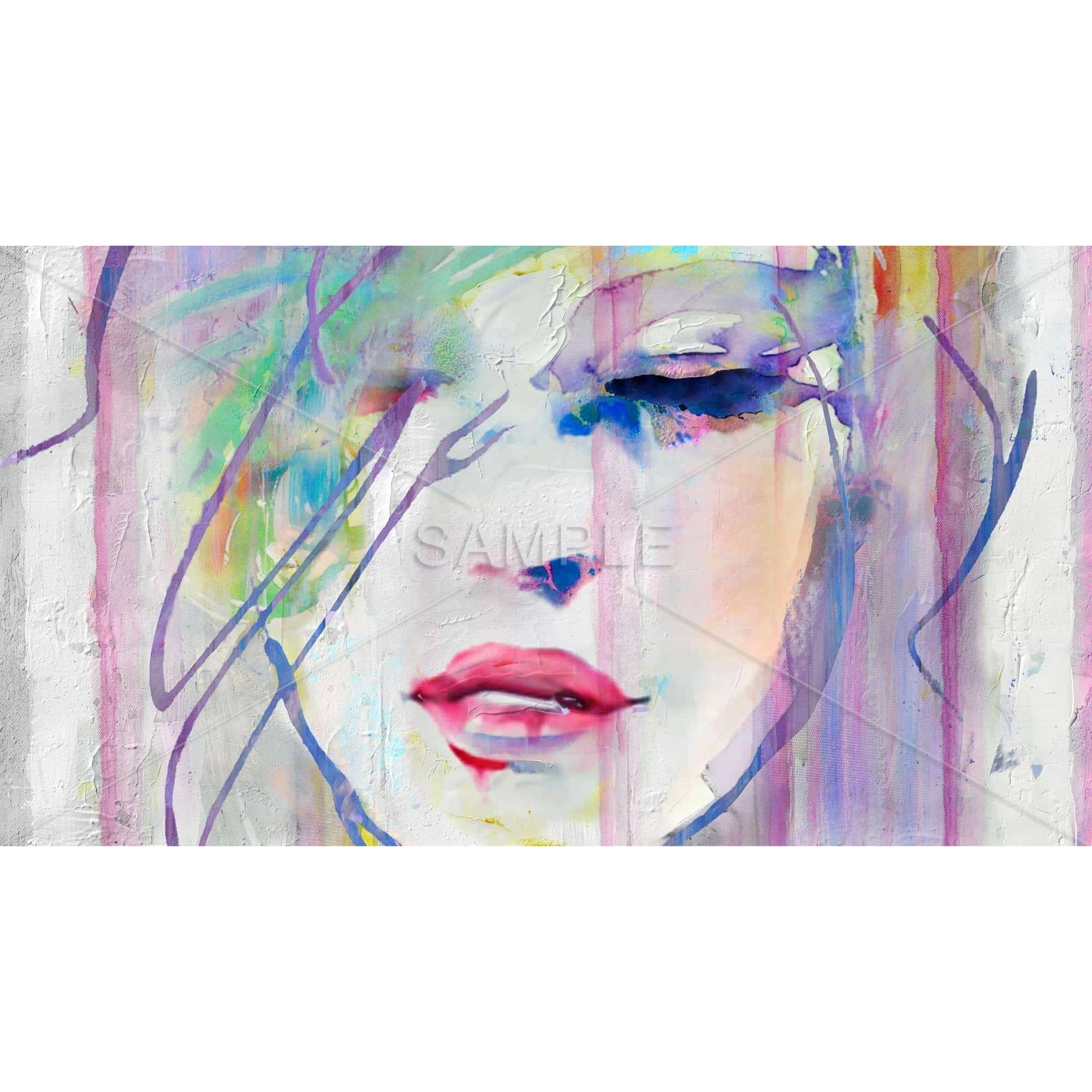 ABSTRACT BEAUTY - Framed Print on canvas by Begin Edition