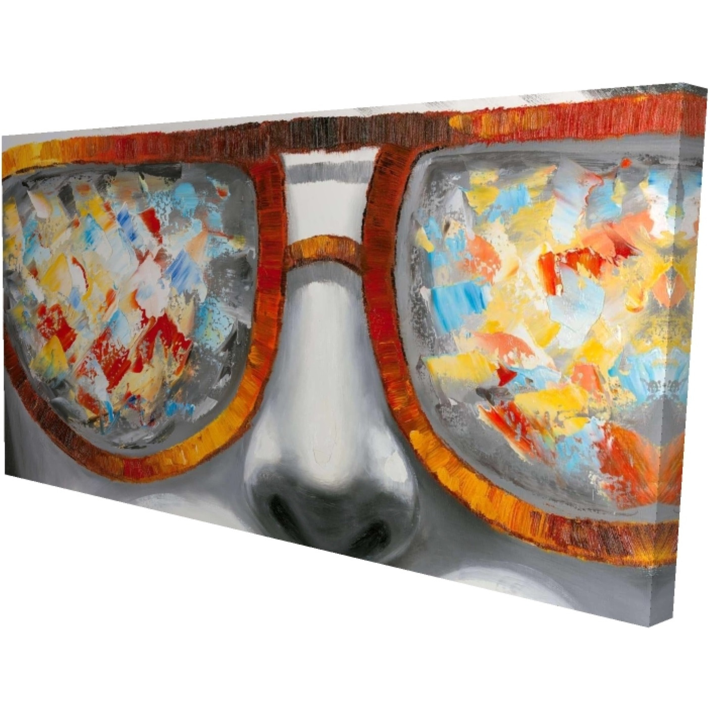 COLORFUL SUNGLASSES - Print on canvas by Begin Edition