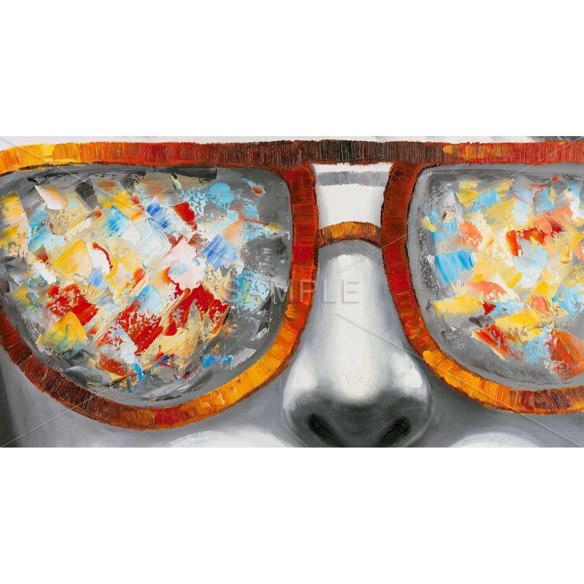 COLORFUL SUNGLASSES - Print on canvas by Begin Edition