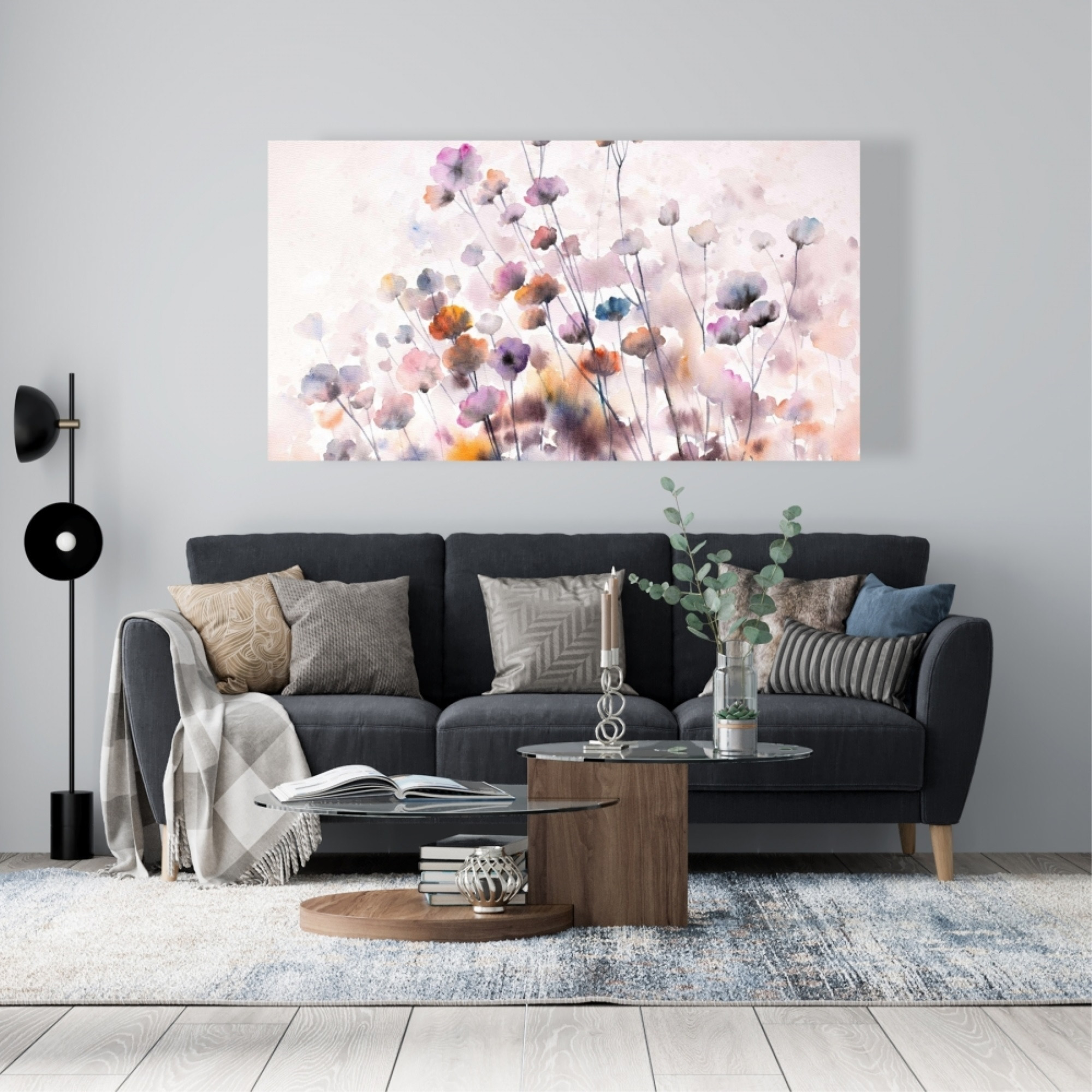 WILDFLOWERS - Print on canvas by Begin Edition