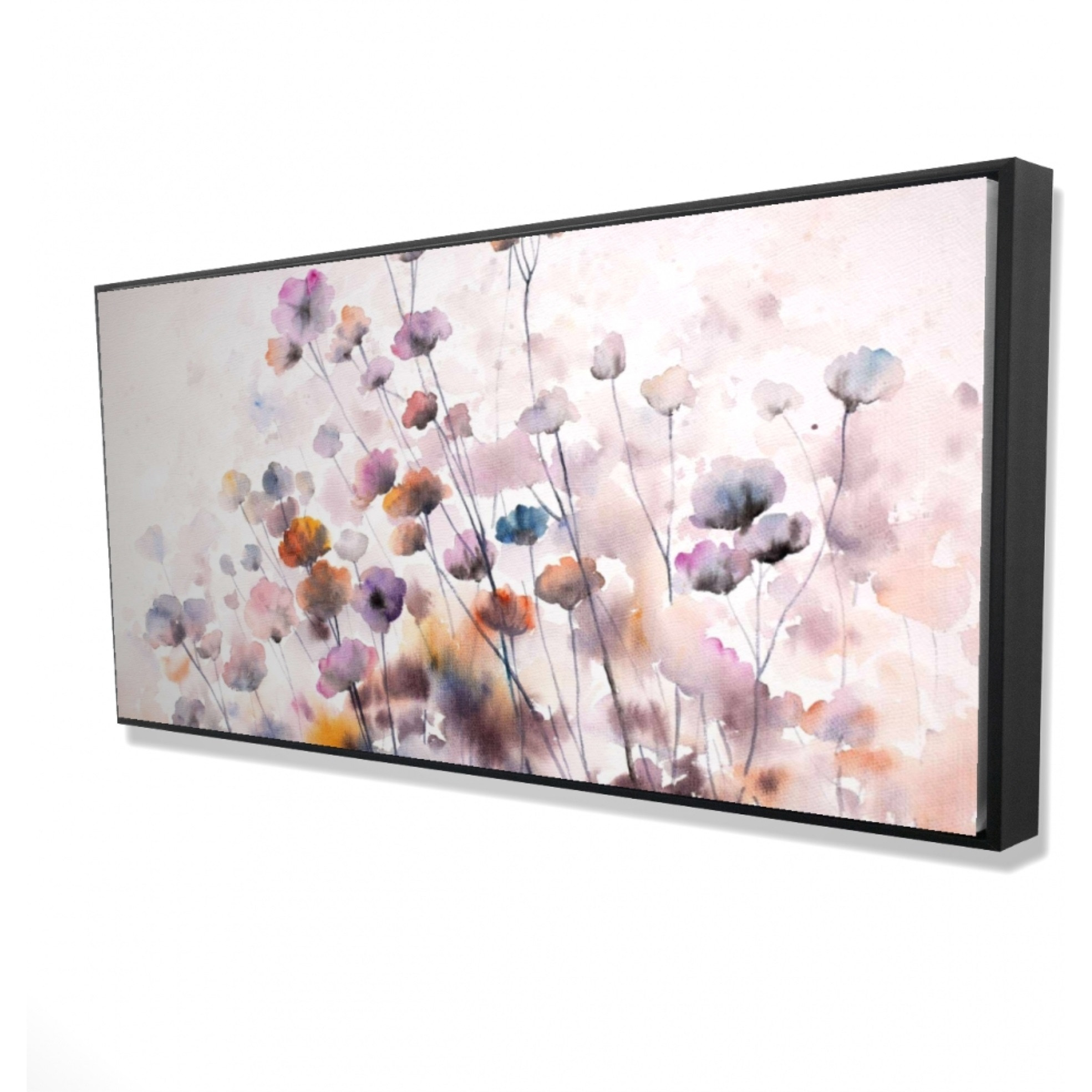 WILDFLOWERS - Framed Print on canvas by Begin Edition