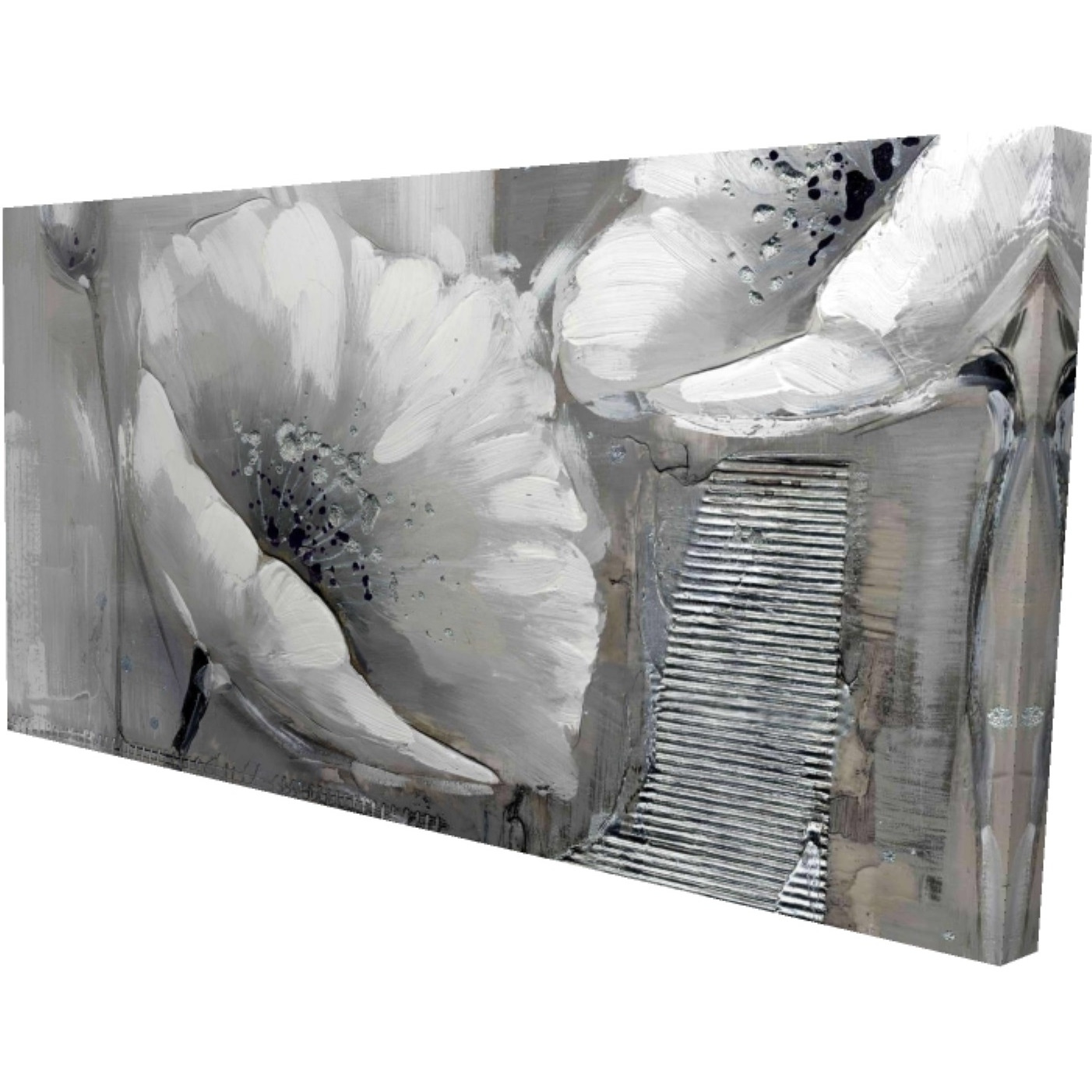 INDUSTRIAL MONOCHROME FLOWERS - Print on canvas by Begin Edition
