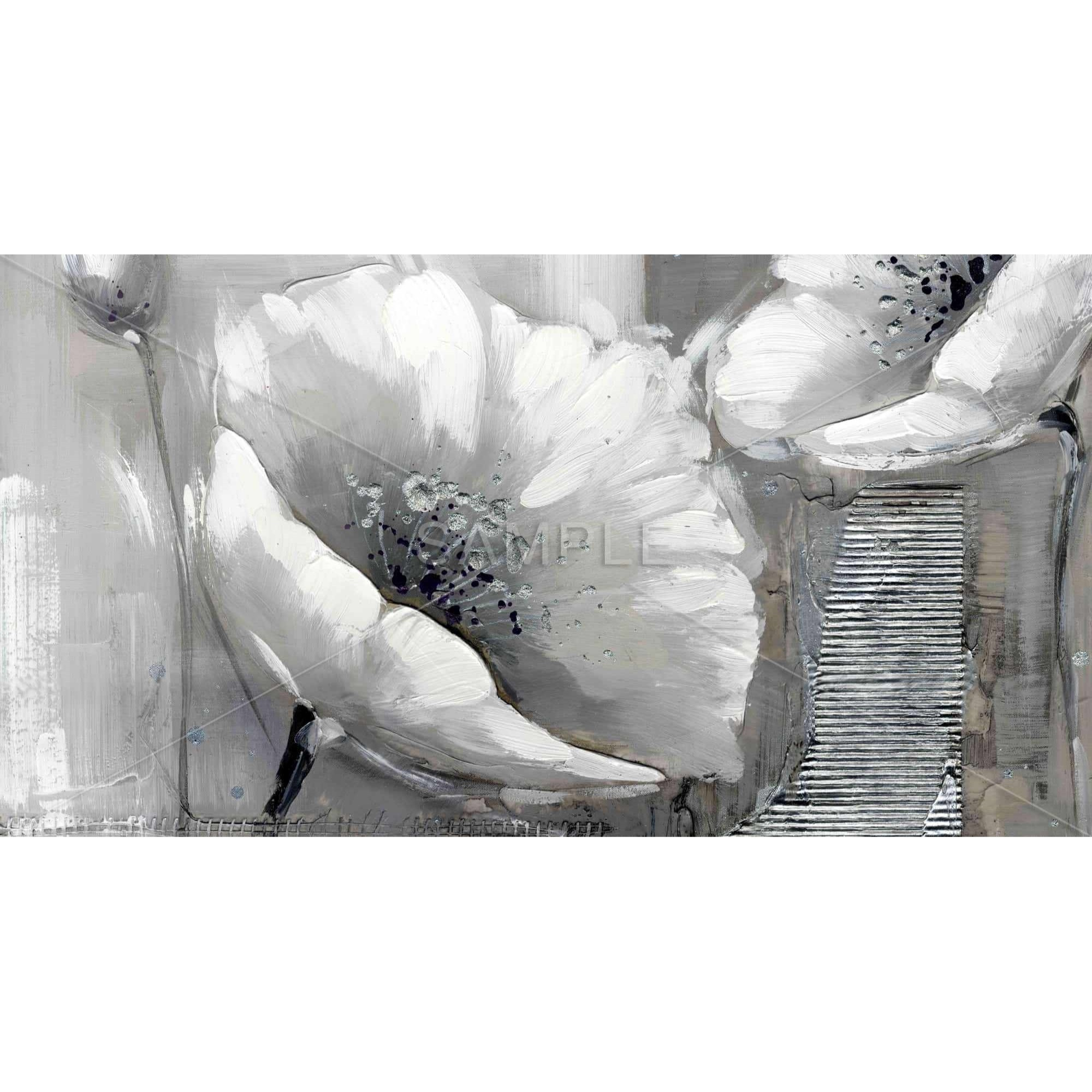 INDUSTRIAL MONOCHROME FLOWERS - Print on canvas by Begin Edition