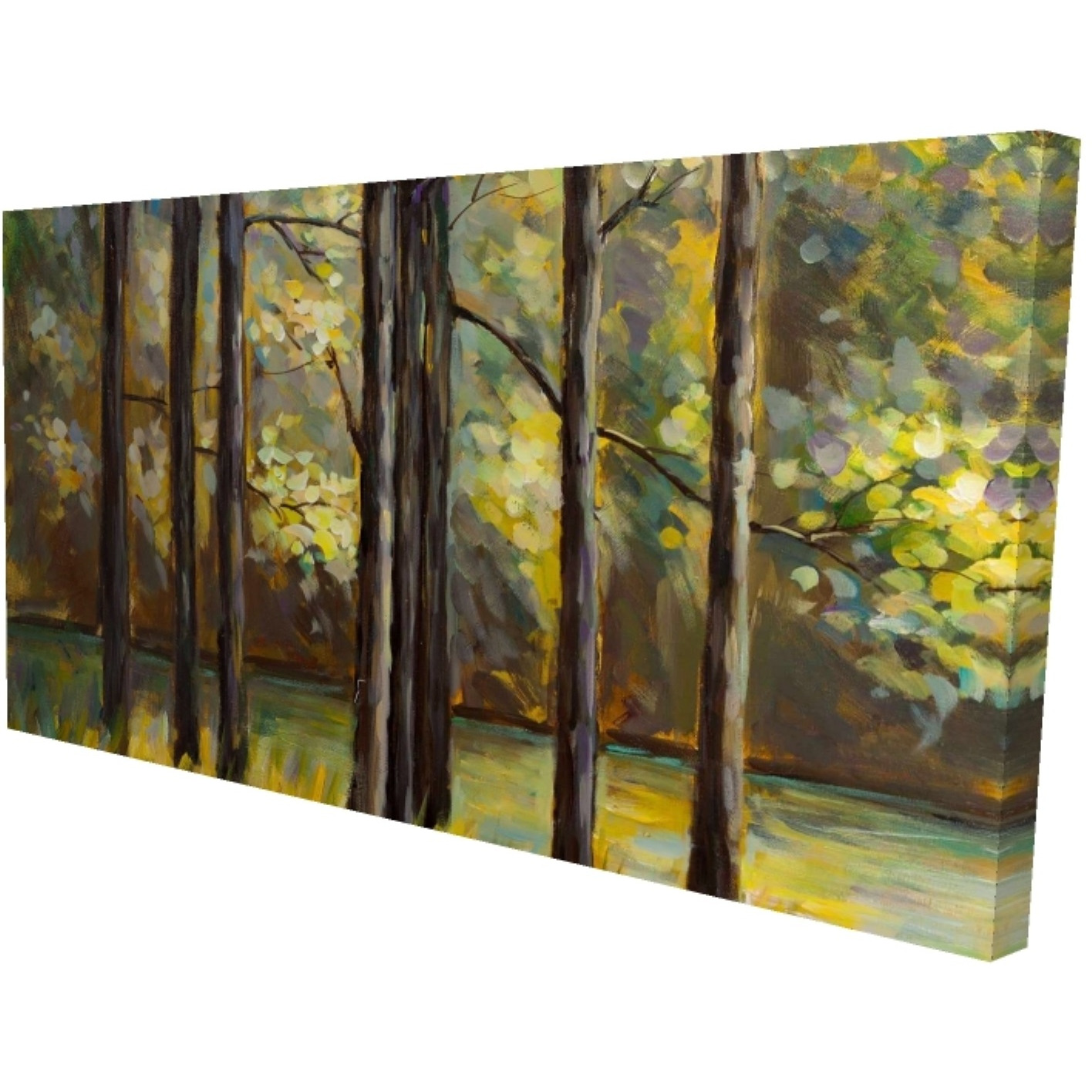 TREES IN THE MIDDLE OF THE LAKE - Print on canvas by Begin Edition
