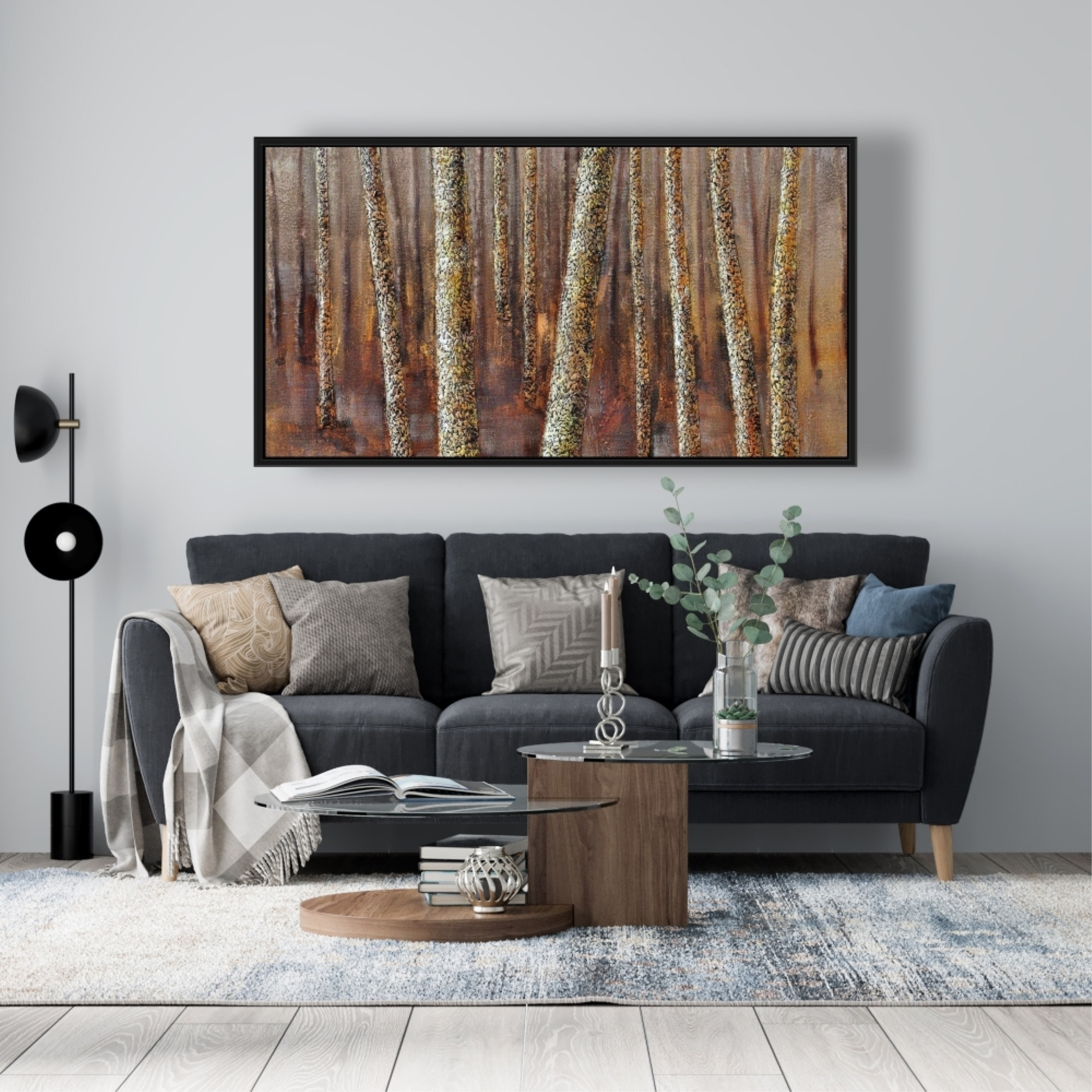 FOREST - Framed Print on canvas by Begin Edition
