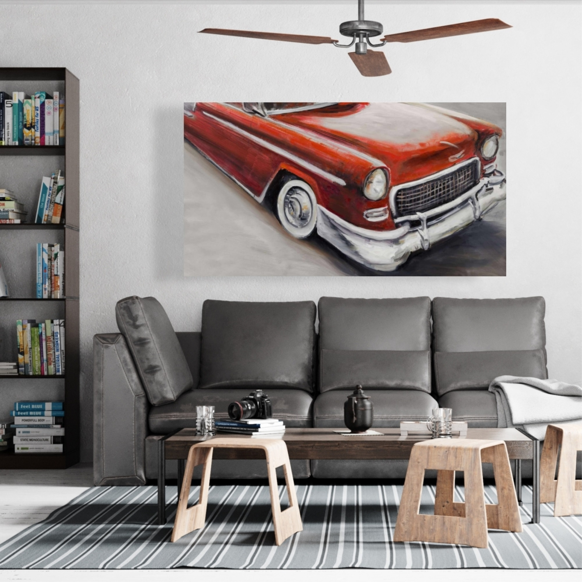 VINTAGE CLASSIC CAR - Print on canvas by Begin Edition