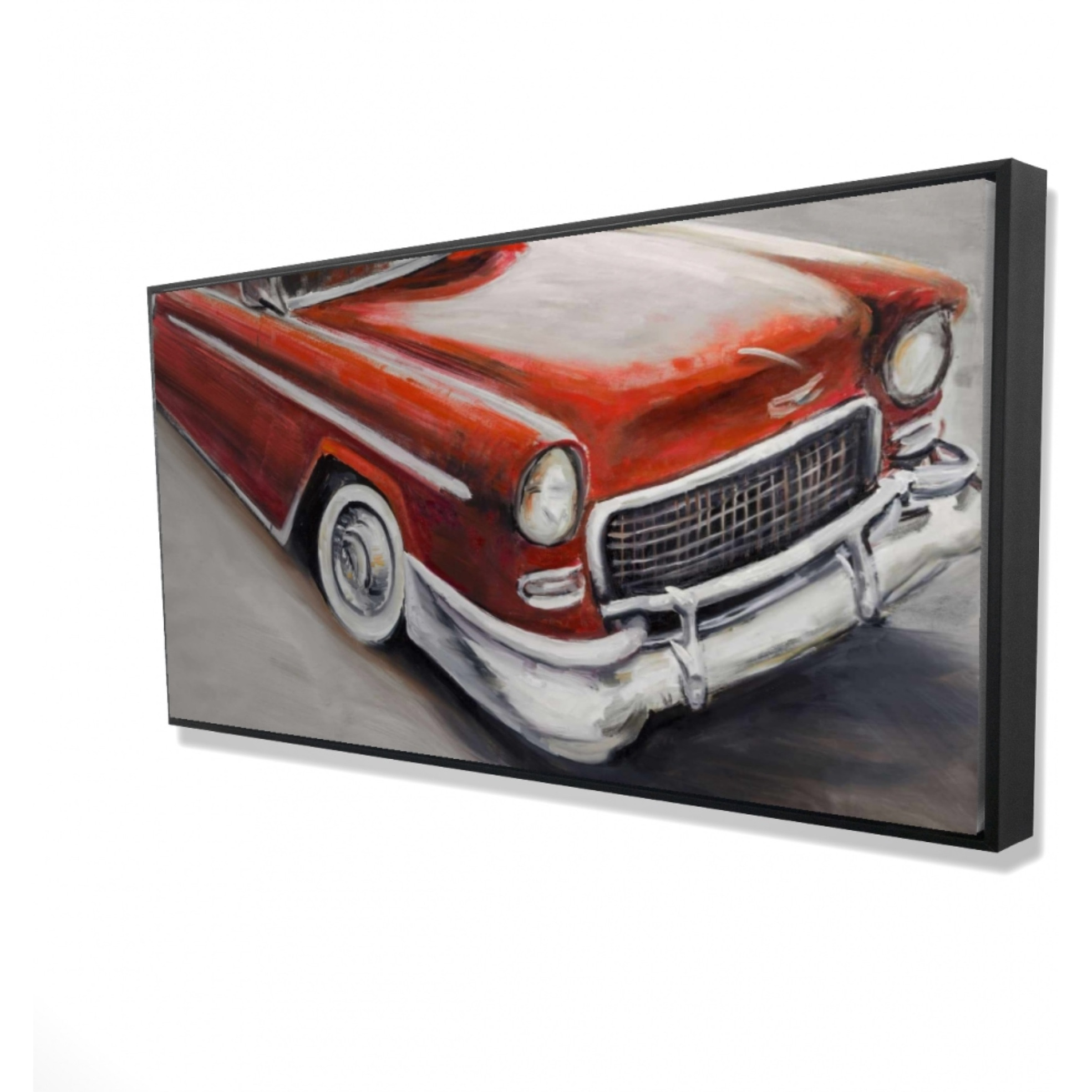 VINTAGE CLASSIC CAR - Framed Print on canvas by Begin Edition