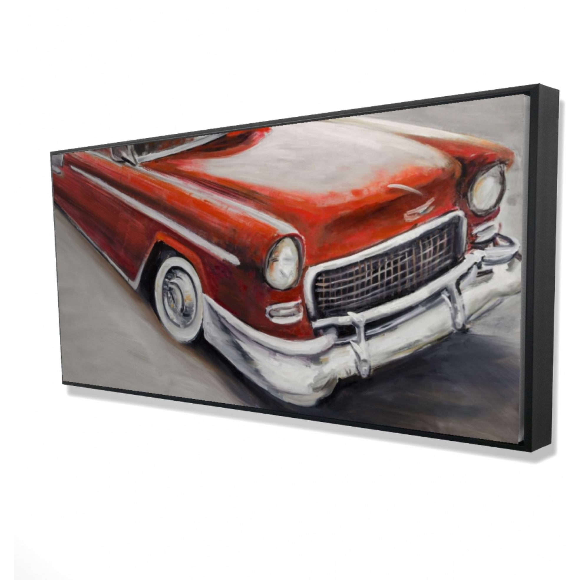 VINTAGE CLASSIC CAR - Framed Print on canvas by Begin Edition