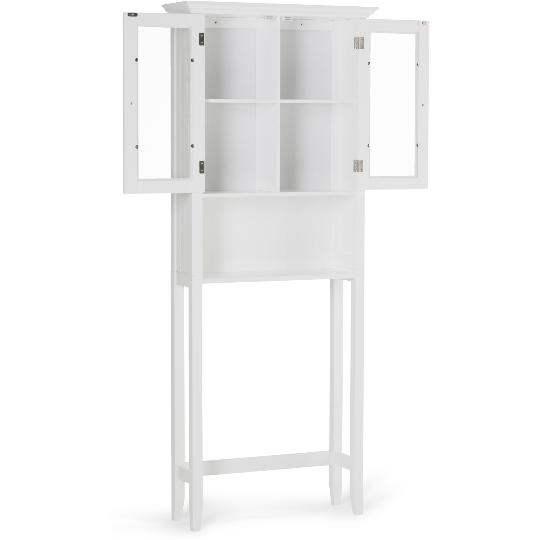 Acadian 68.4 inch H x 27.6 inch W Over The Toilet Space Saver Bath Cabinet in Pure White