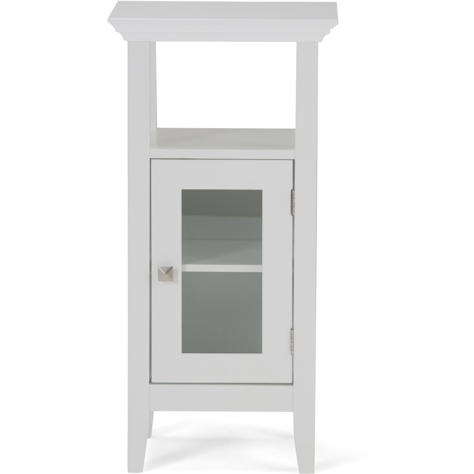 Acadian 30 inch H x 15 inch W Floor Storage Bath Cabinet in Pure White