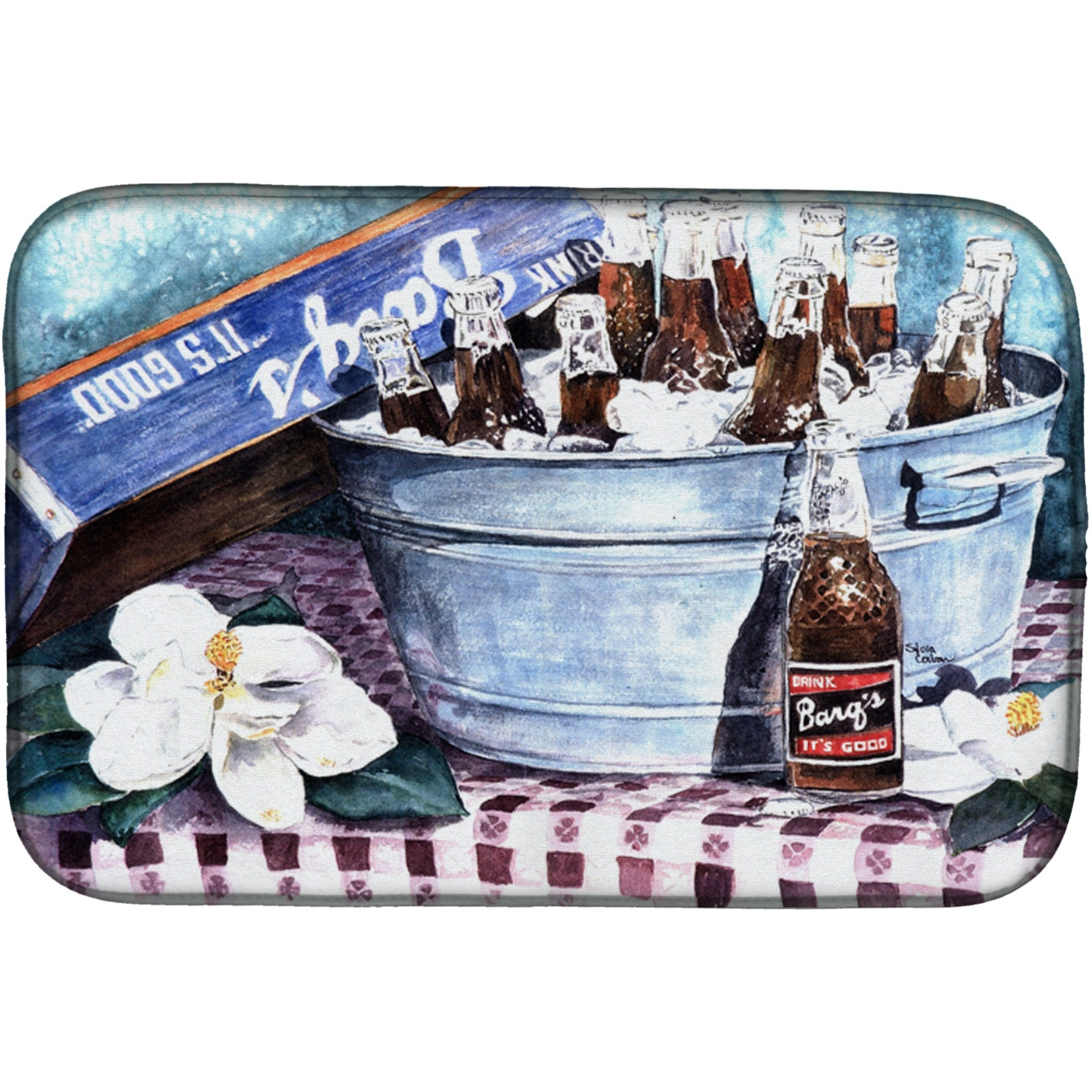 &quotCaroline's Treasures 1003Ddm Dish Drying Mat, 14 x 21, Multicolor"
