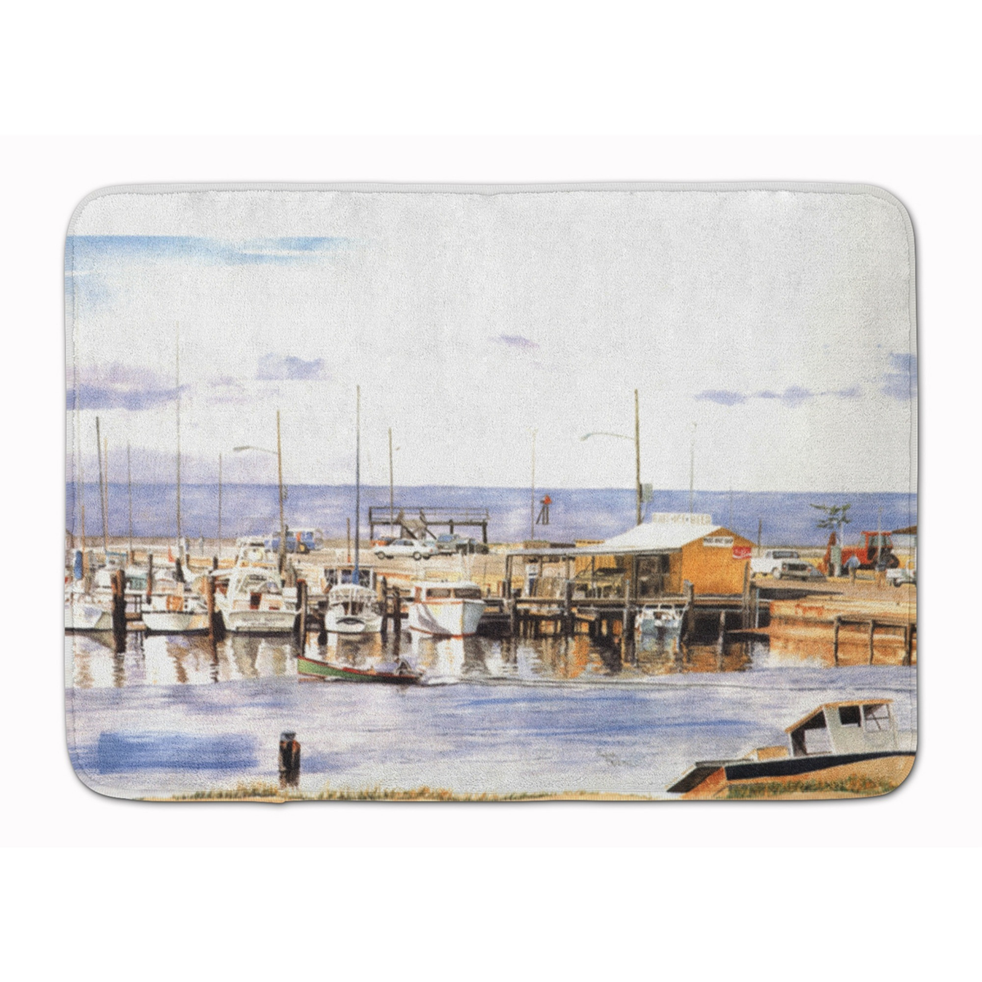 &quotCaroline's Treasures Pass Bait Shop Floor Mat, 19"" x 27"", Multicolor"