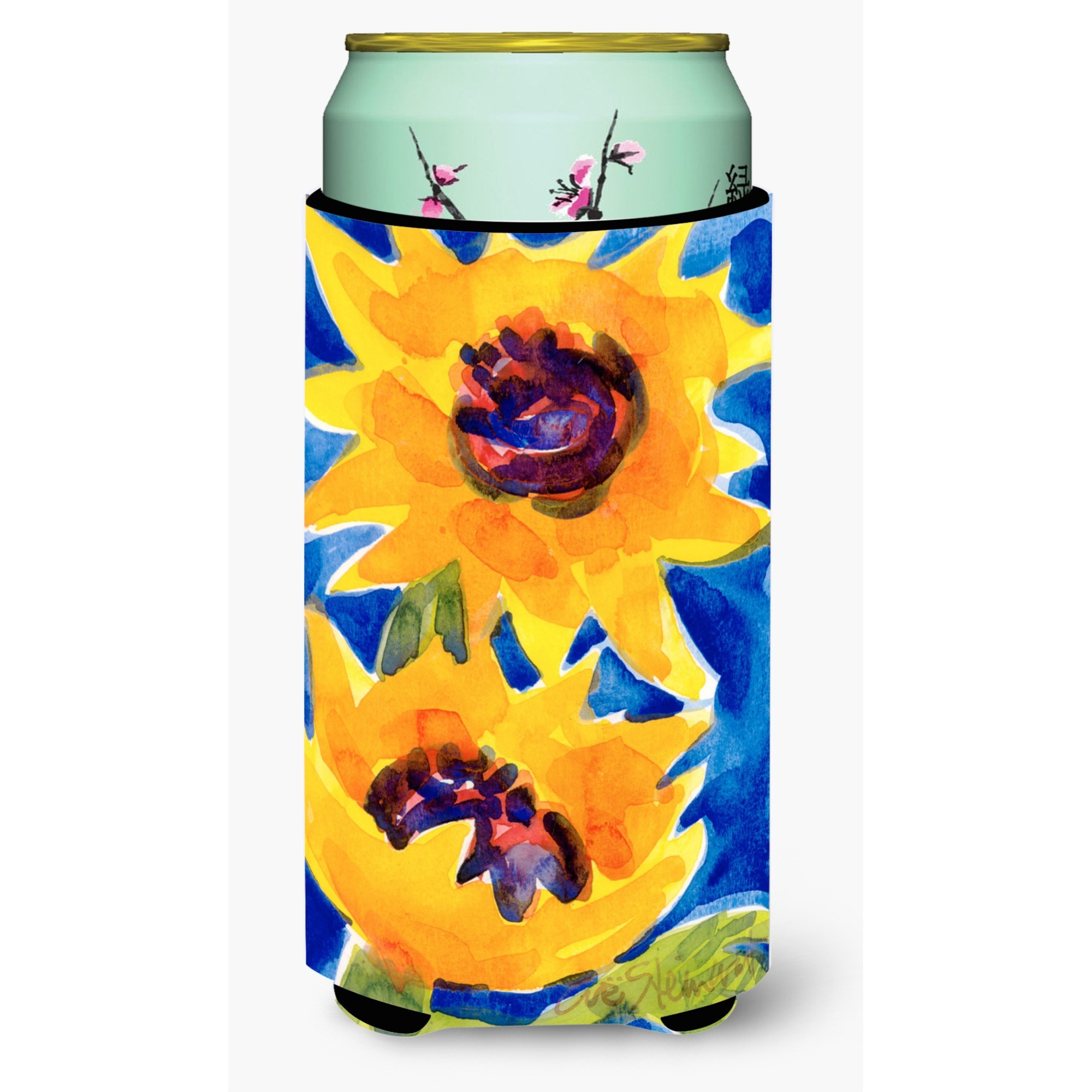 Flower - Sunflower  Tall Boy Beverage Insulator Beverage Insulator Hugger