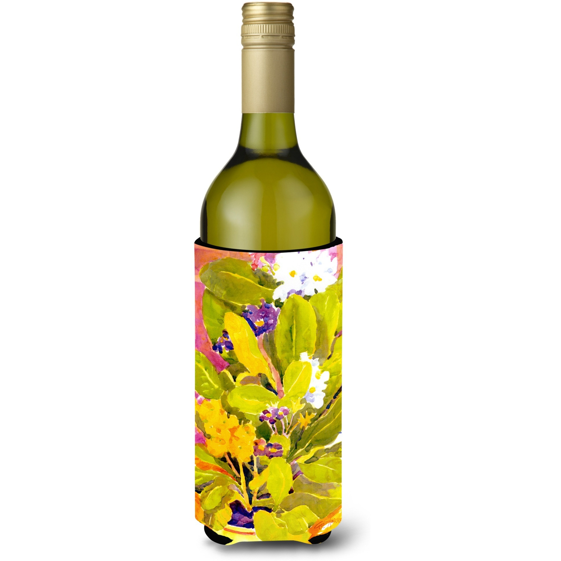 Flower Wine Bottle Beverage Insulator Beverage Insulator Hugger 6024LITERK