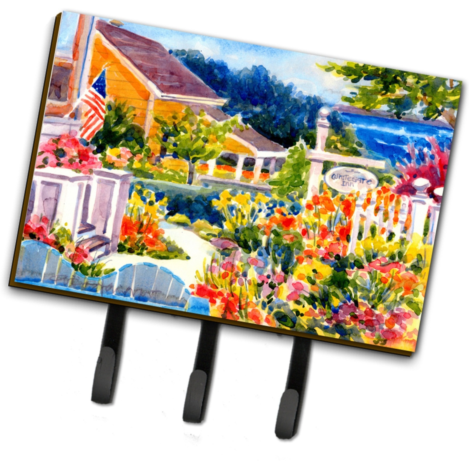 &quotCaroline's Treasures 6032TH68 Seaside Beach Cottage Leash Holder or Key Hook, Large, Multicolor"