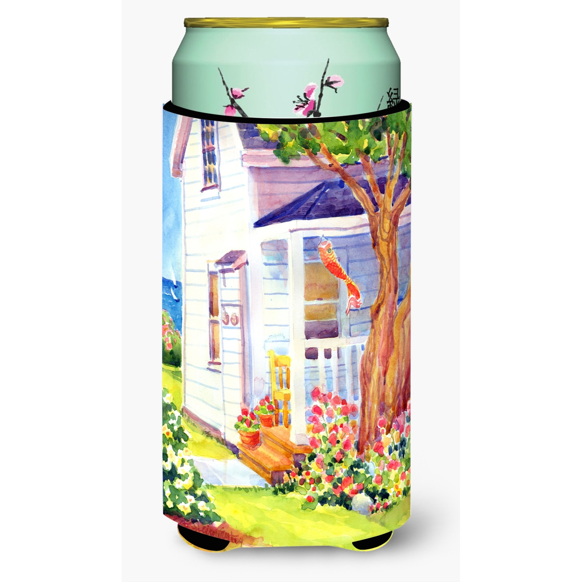 Houses  Tall Boy Beverage Insulator Beverage Insulator Hugger