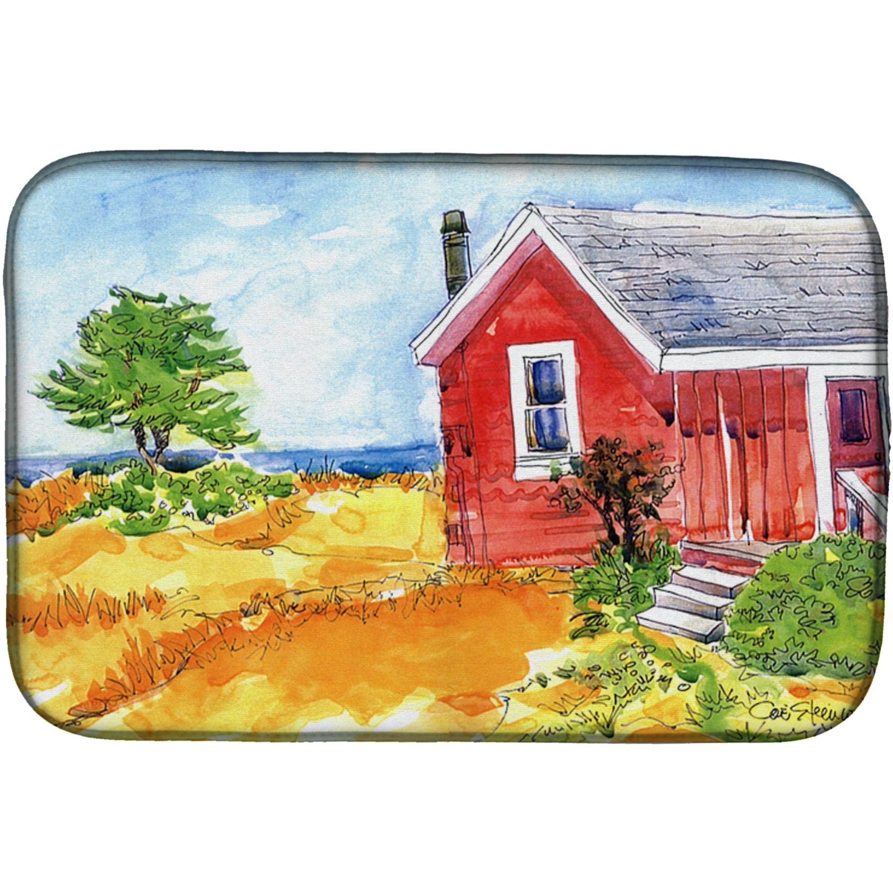 &quotCaroline's Treasures 6041DDM Dish Drying Mat, 14"" x 21"", Multicolor"