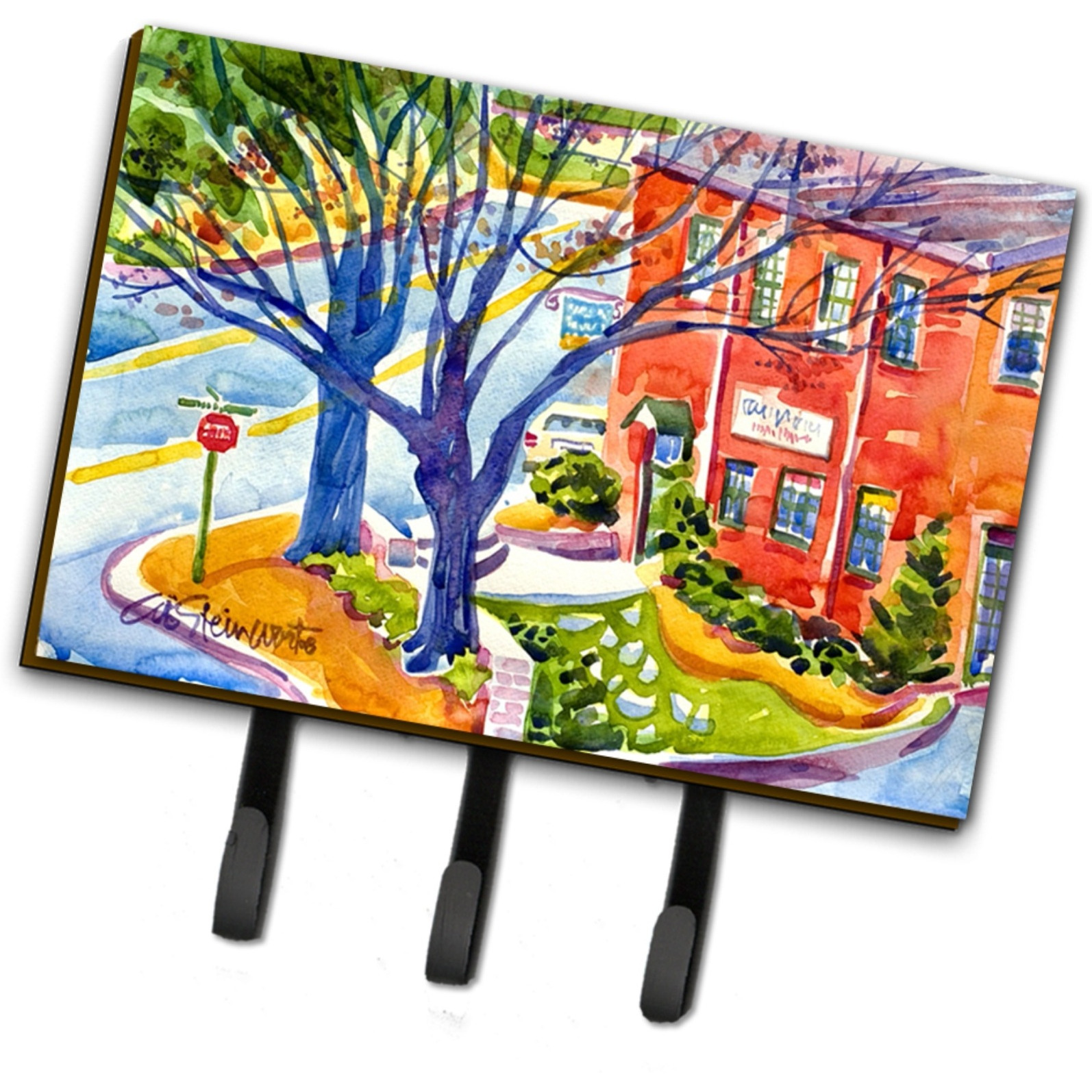 &quotCaroline's Treasures 6057TH68 Harbor Leash Holder or Key Hook, Large, Multicolor"