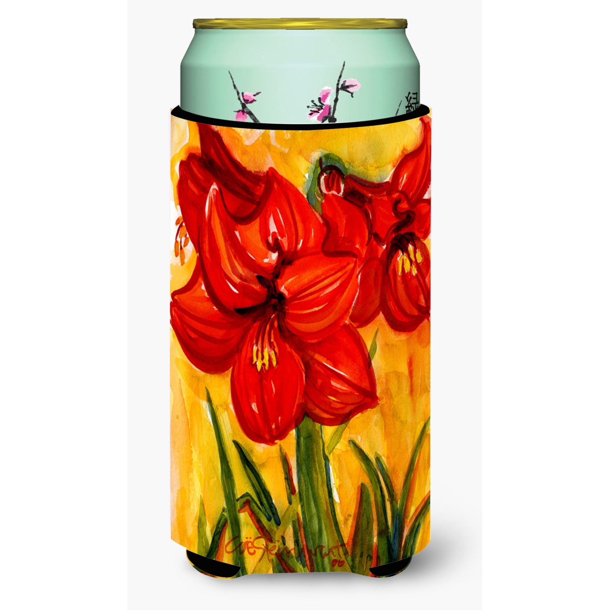 Flower - Amaryllis  Tall Boy Beverage Insulator Beverage Insulator Hugger