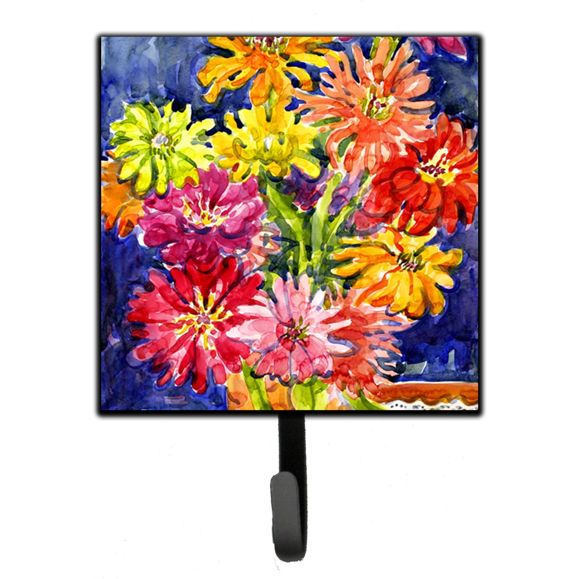 &quotCaroline's Treasures 6069SH4 Flower-Gerber Daisies Leash Holder or Key Hook, Small, Multicolor"