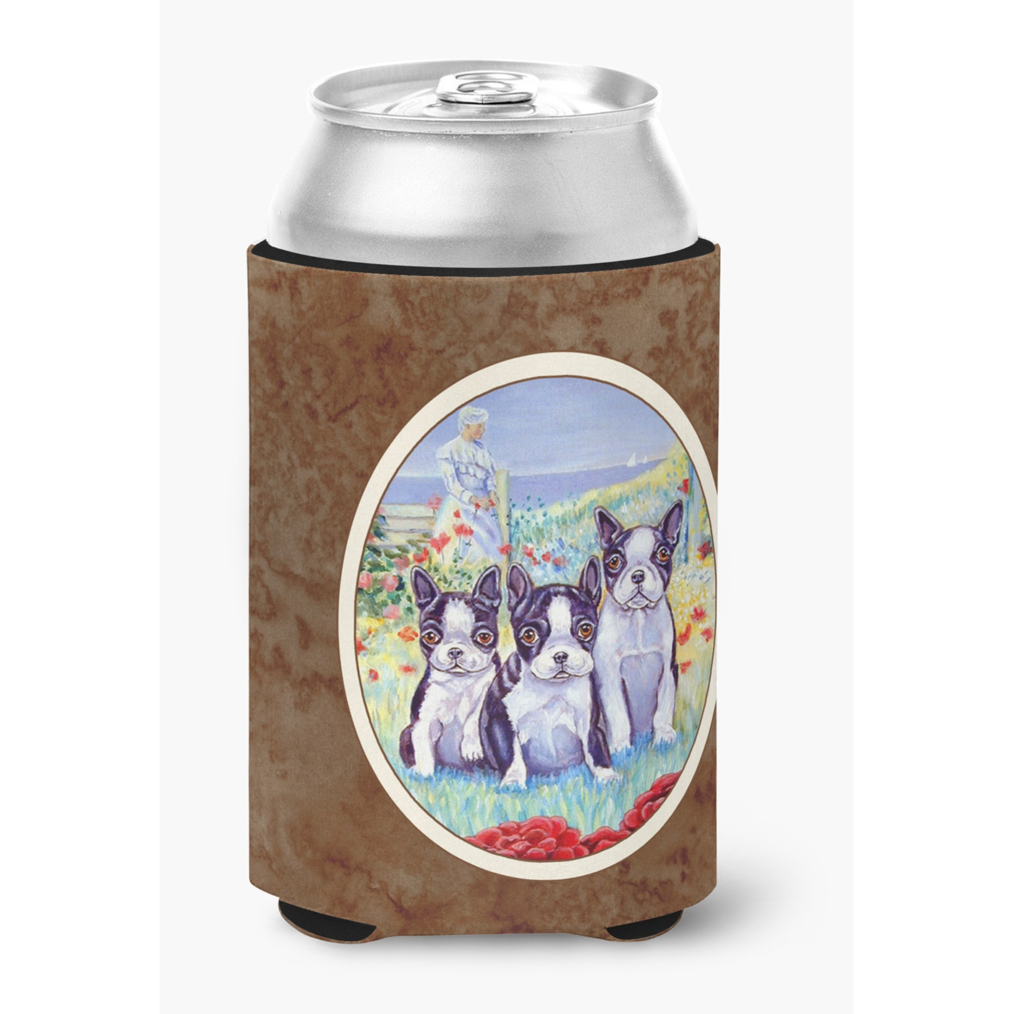 &quotCaroline's Treasures 7005CC Boston Terrier Trio Can Or Bottle Hugger, Multicolor"